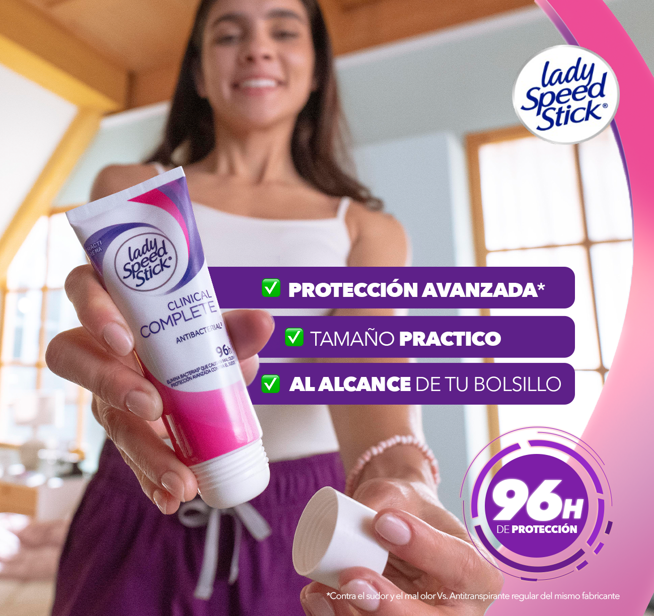 Lady Speed Stick Latinoamérica Facebook ad
