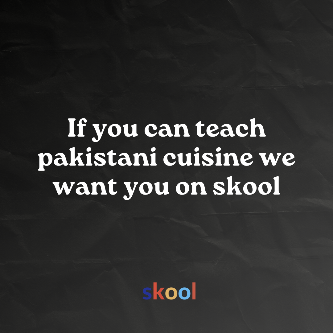 Skool Facebook ad