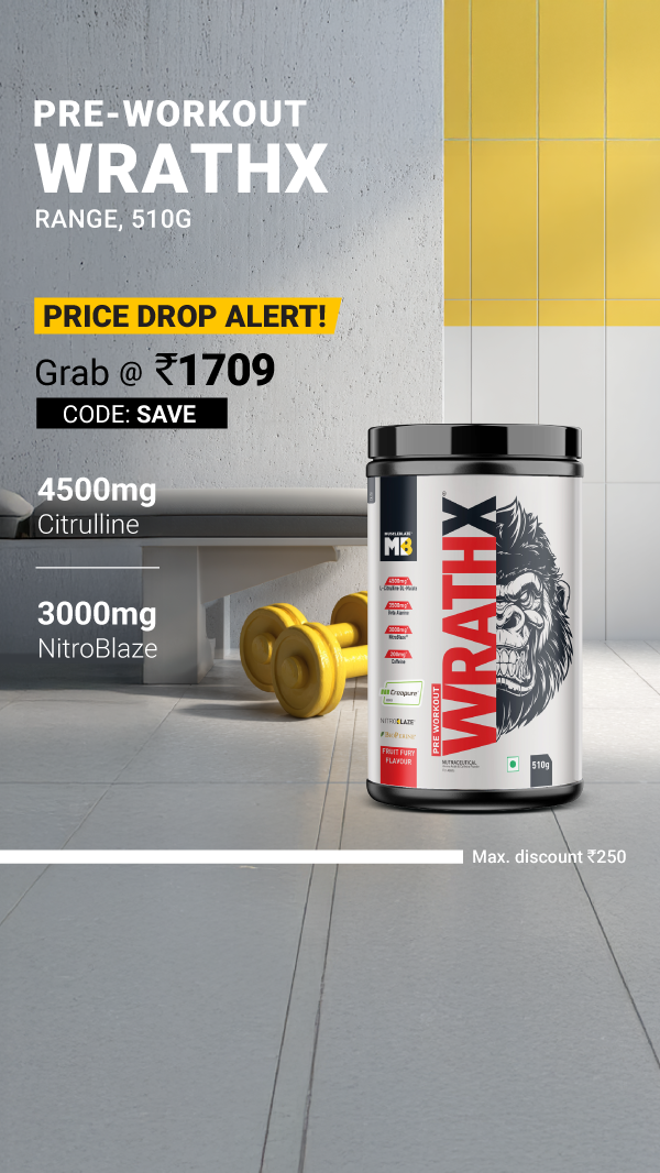 MuscleBlaze Facebook ad