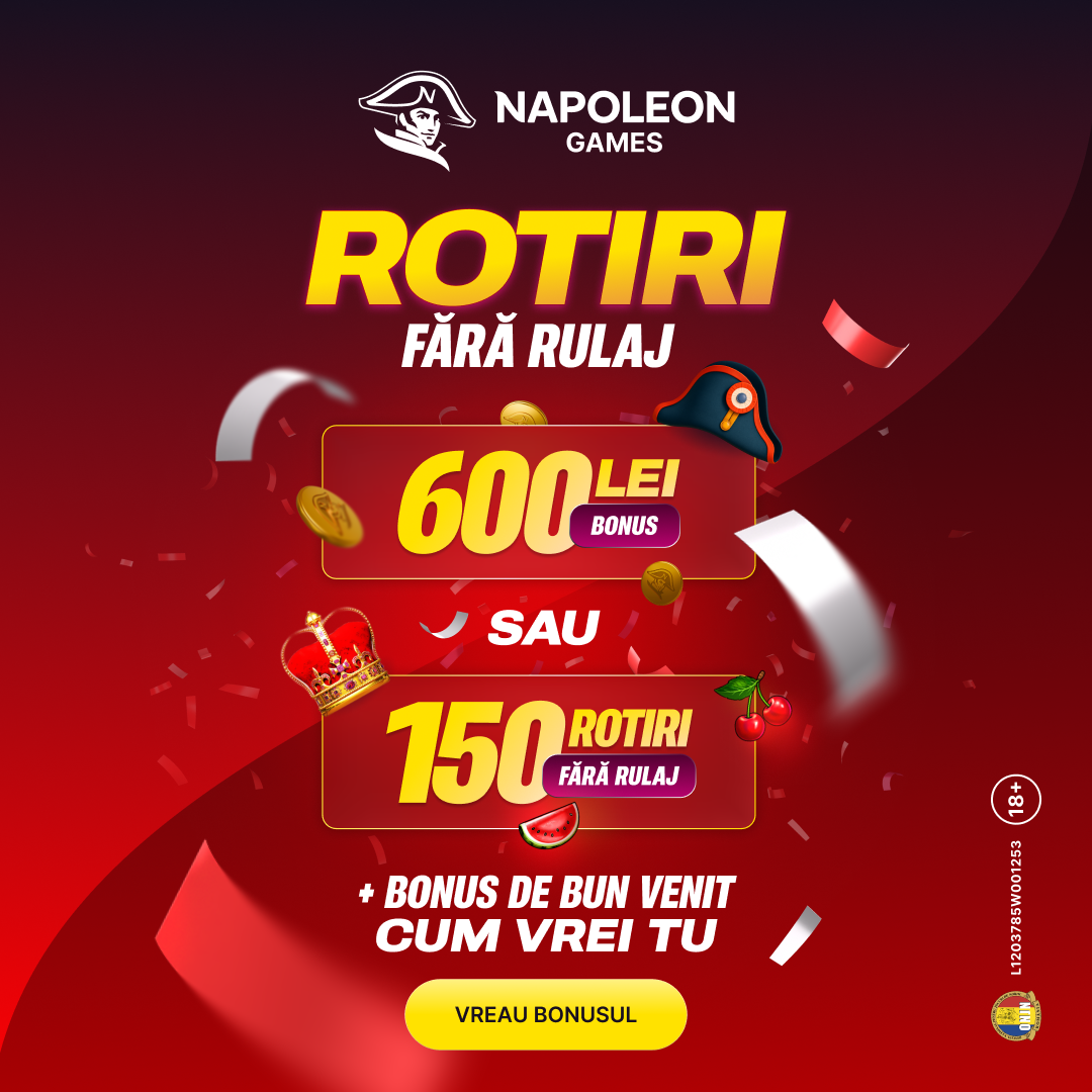 Napoleon Games Facebook ad: Bucură-te de joc