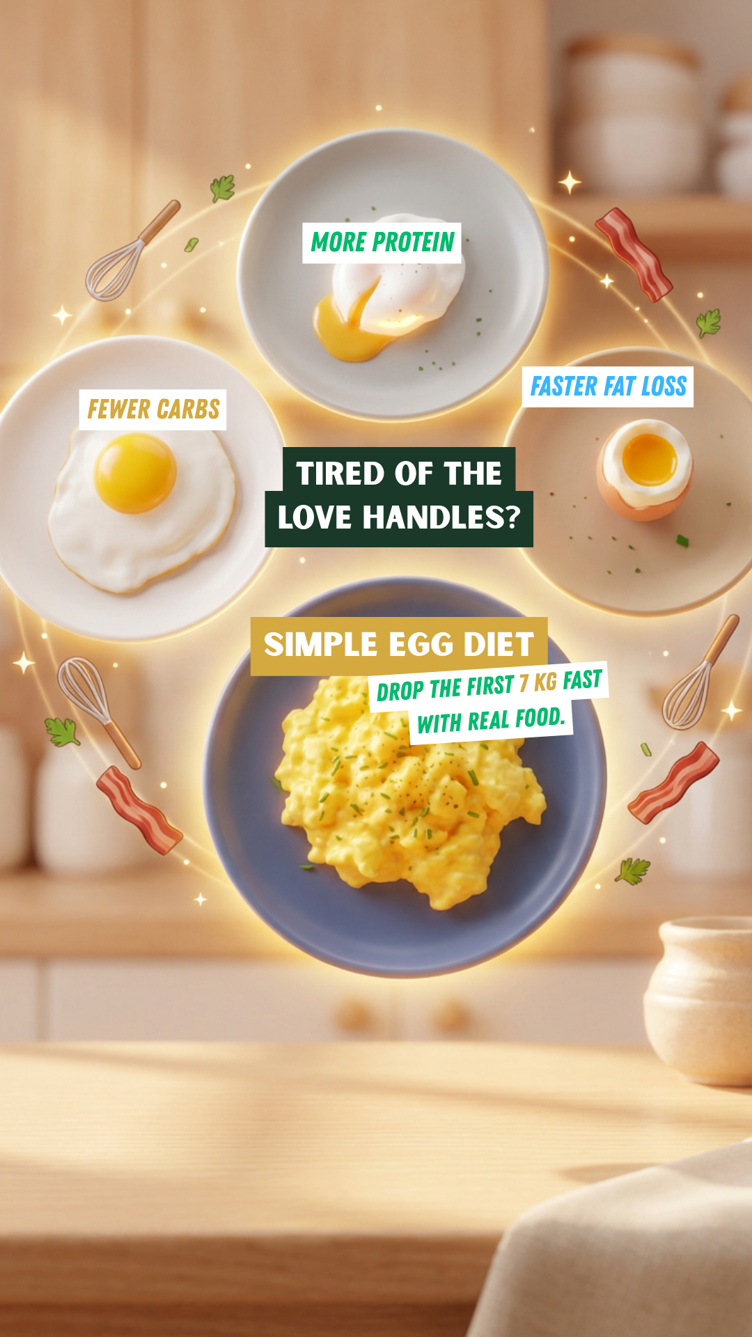 Keto 10-day Challenge Facebook ad: Change your life with Keto >>