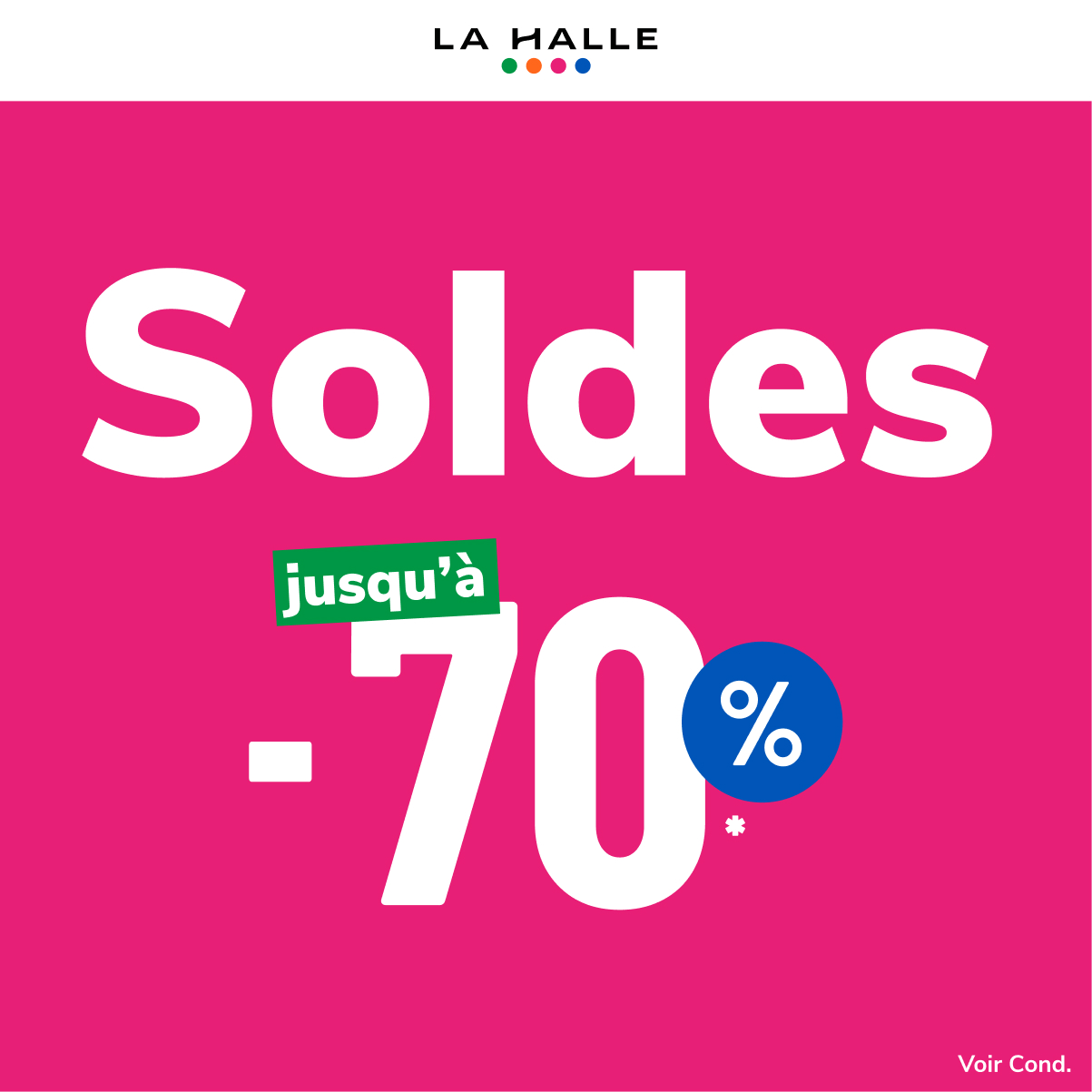 La Halle Facebook ad