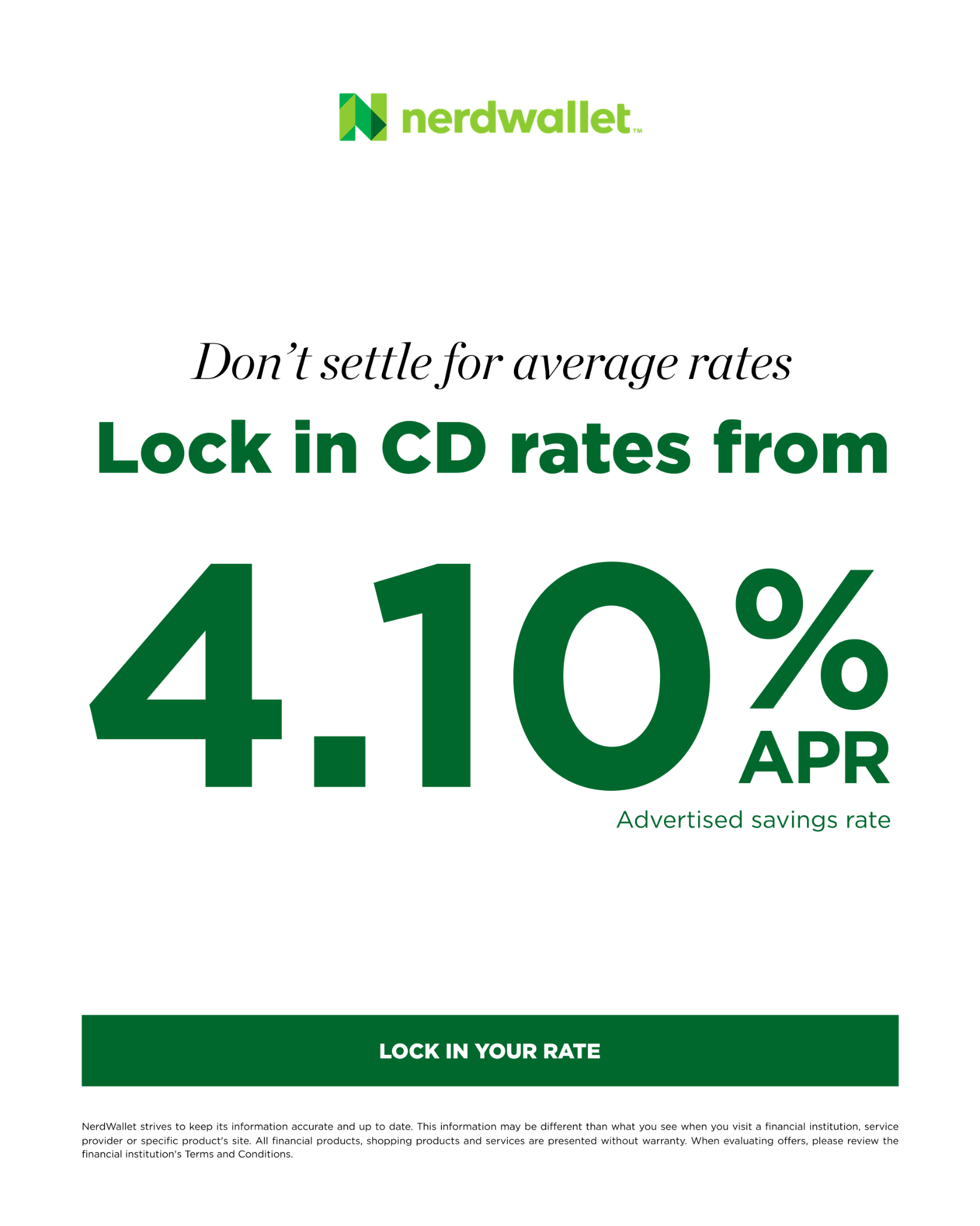 NerdWallet Facebook ad
