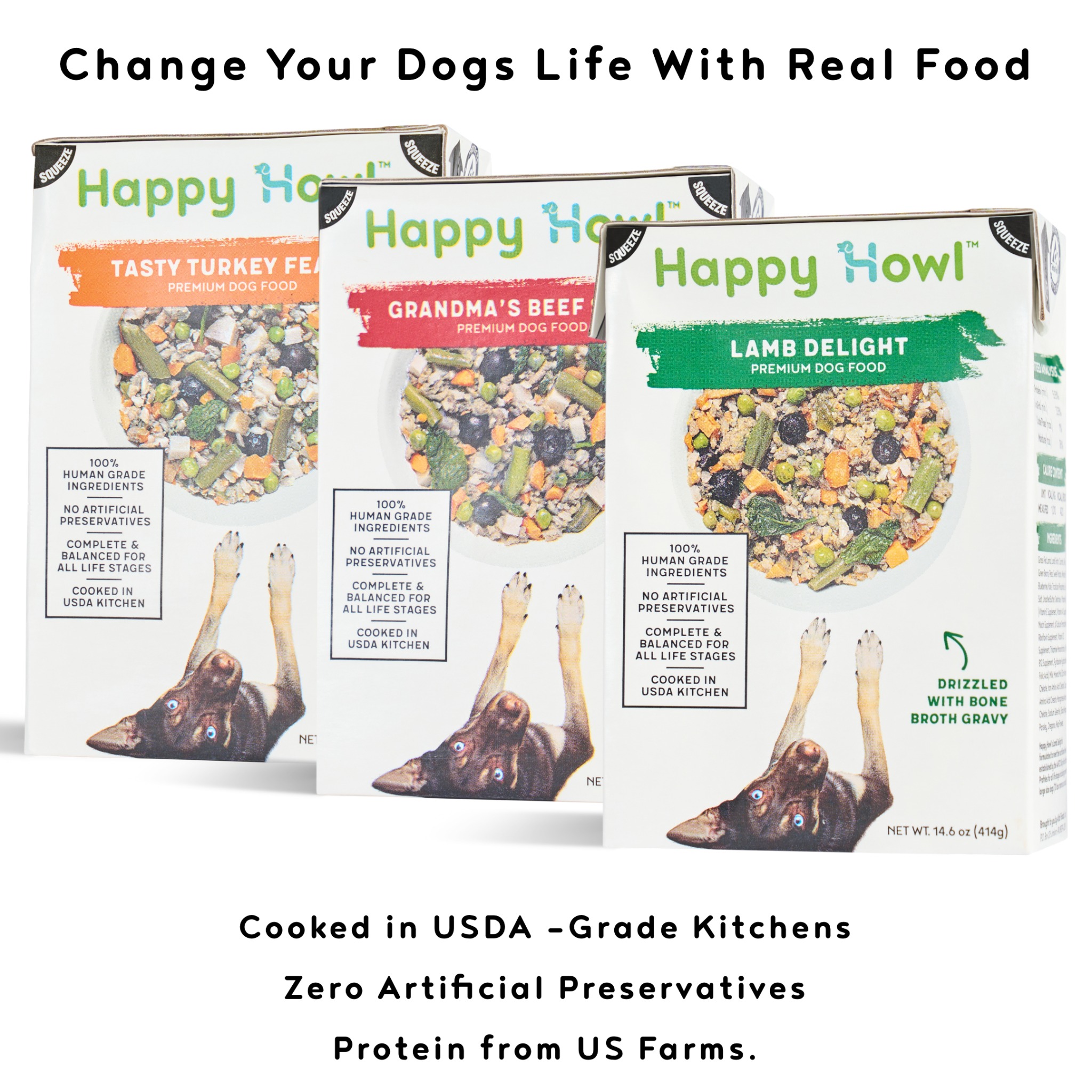 Happy Howl Facebook ad