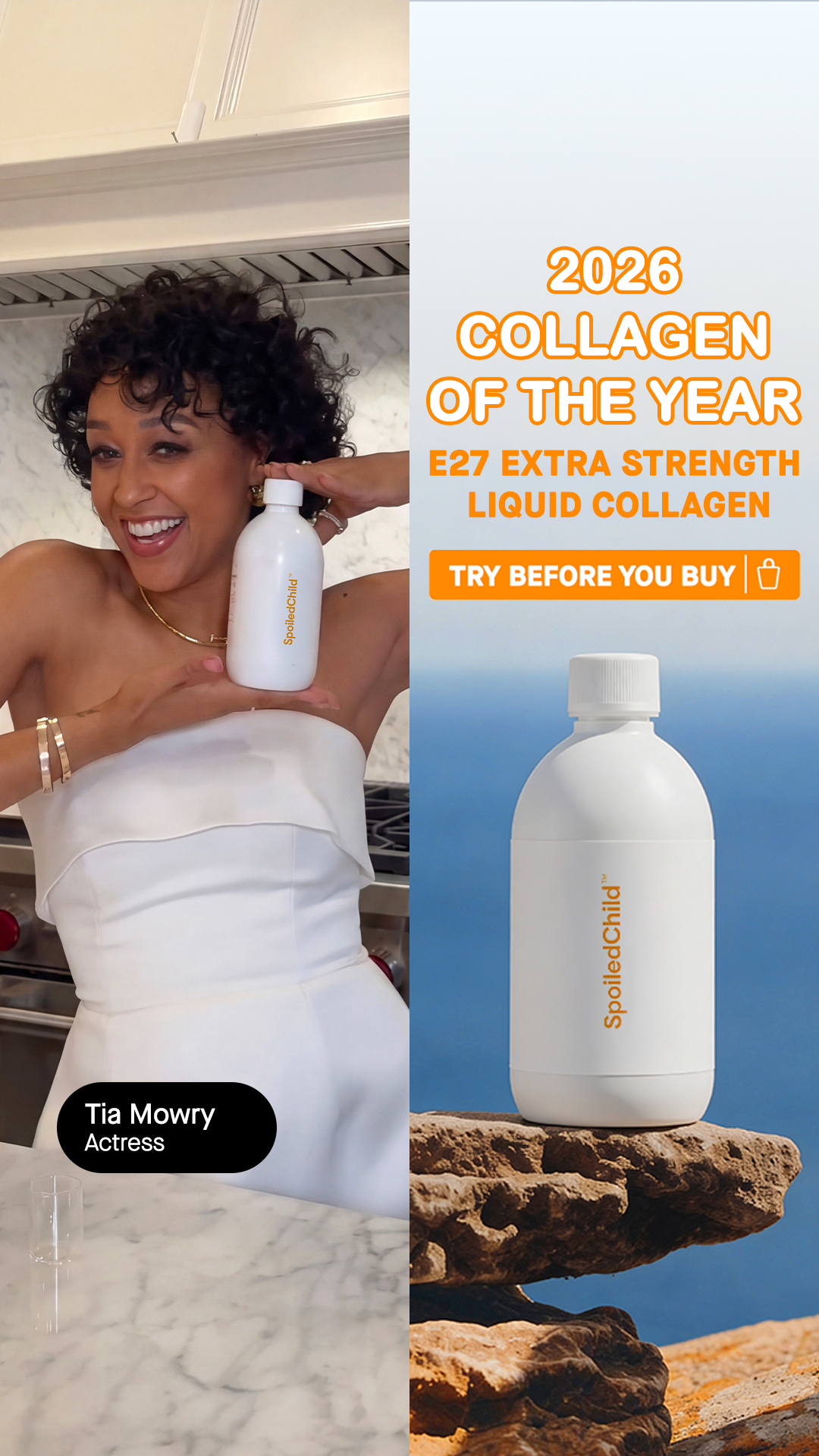 Tia Mowry Facebook ad