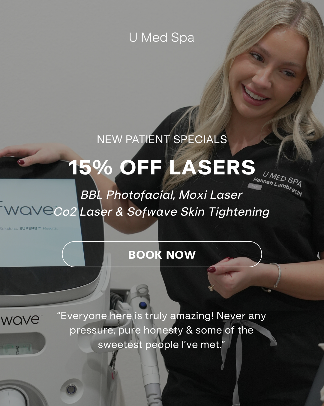 U Med Spa Facebook ad