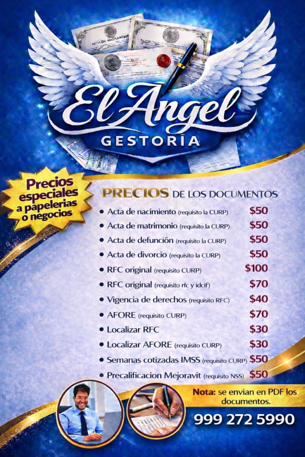 trámites digitales El Ángel Facebook ad: Chatea con nosotros
