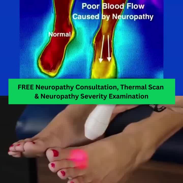 Kansas Regenerative Medicine Center Facebook ad: Free Neuropathy Severity Screening w/Thermal Scan &…