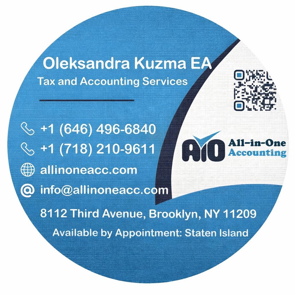 Oleksandra Kuzma Facebook ad: I am Enrolled Agent before IRS, is dedicated…