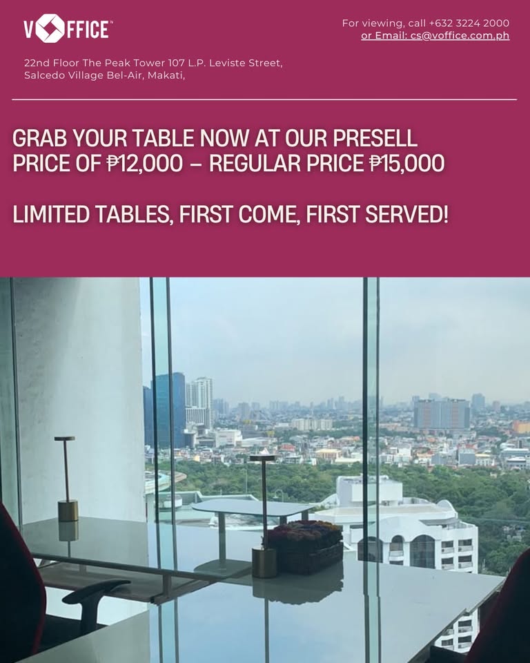 vOffice Phils Inc. Facebook ad