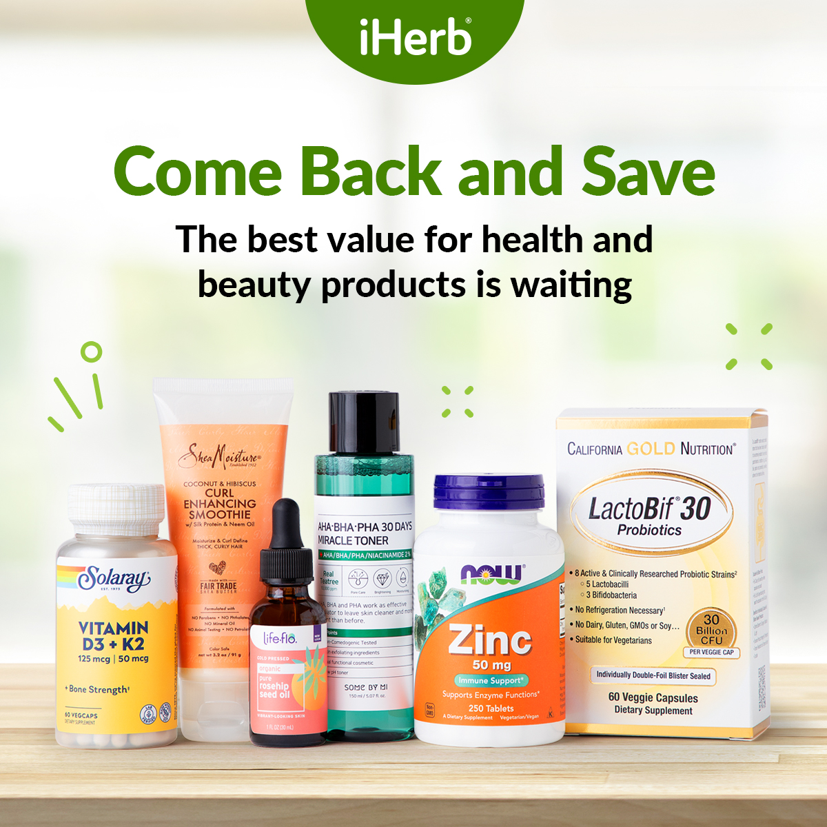 iHerb Facebook ad