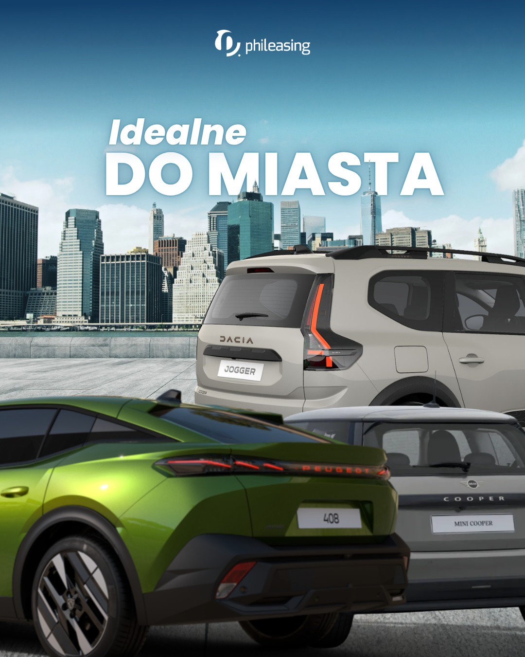 Phinance Leasing Facebook ad: Miejska dżungla rządzi się swoimi prawami.
