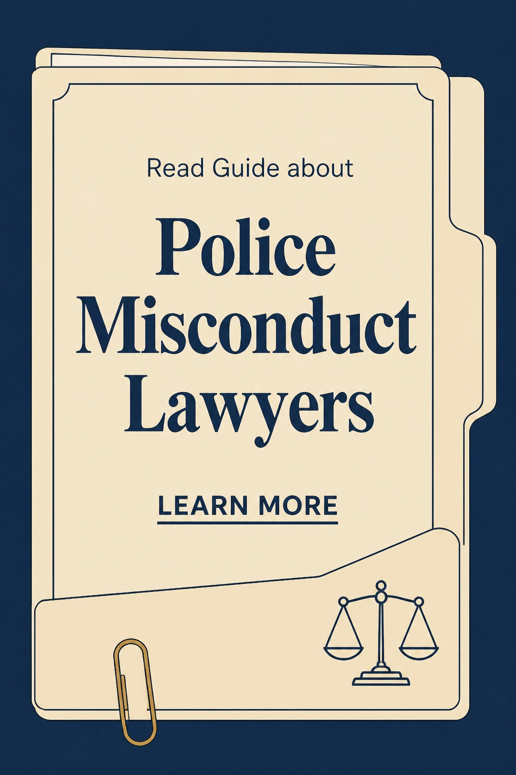 The Daily Advisor Facebook ad: Find details about Police Misconduct Lawyers