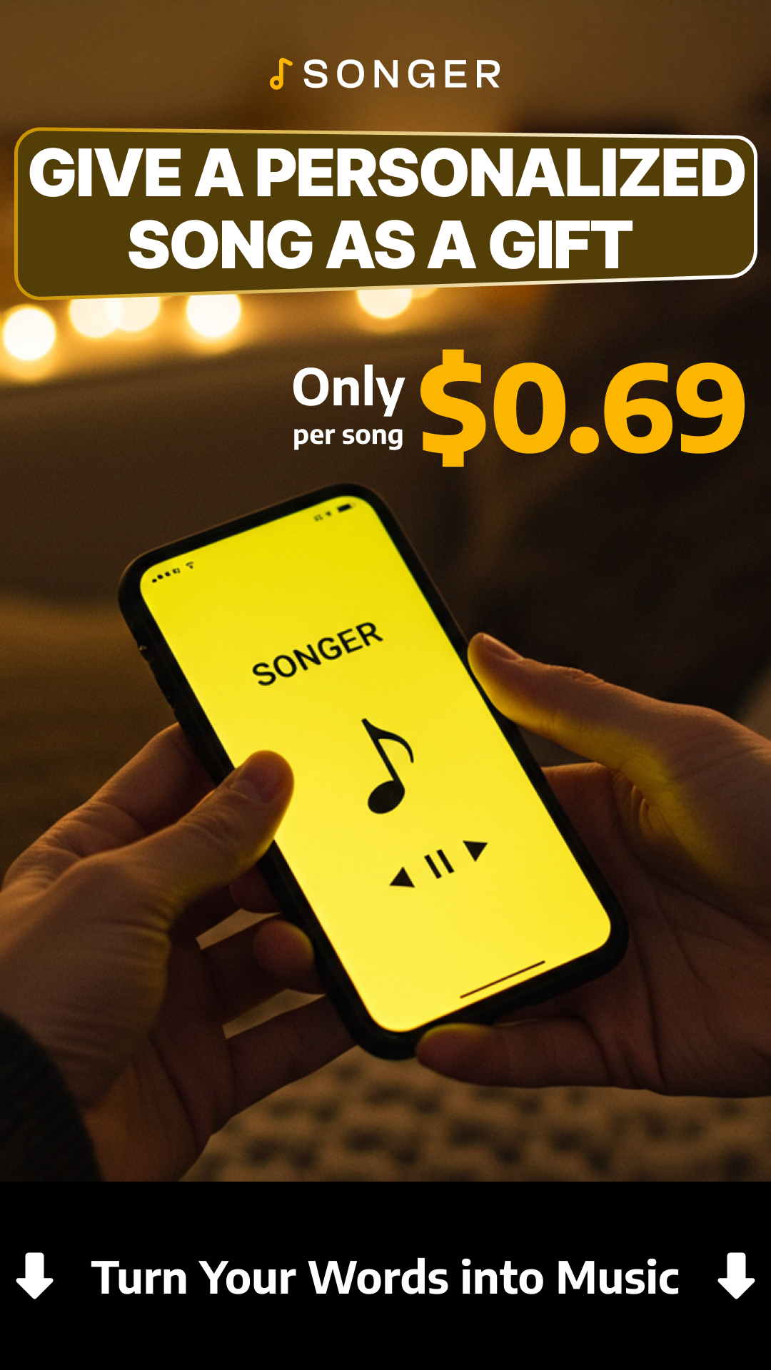 Songer Facebook ad