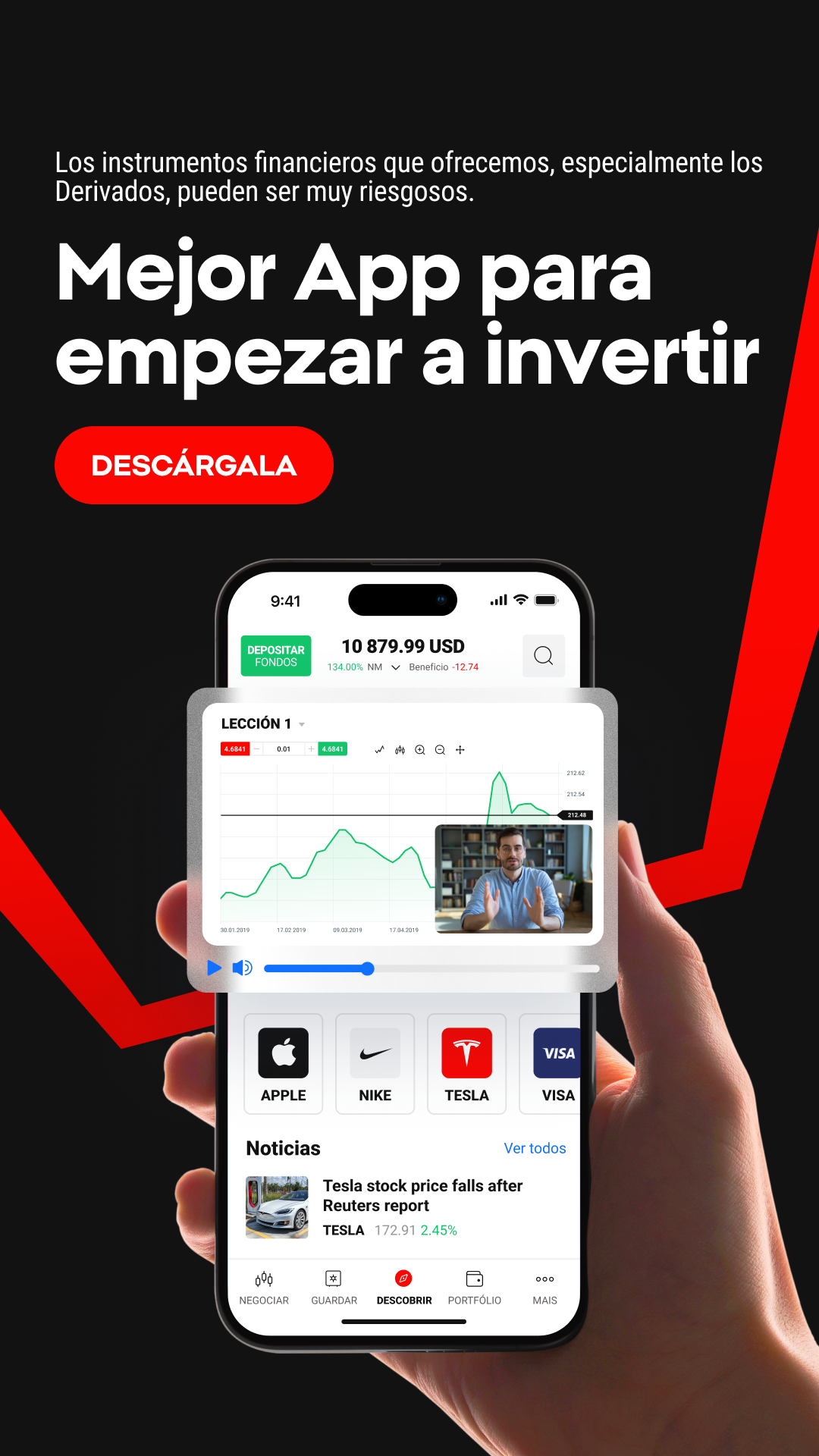 XTB Latam Facebook ad