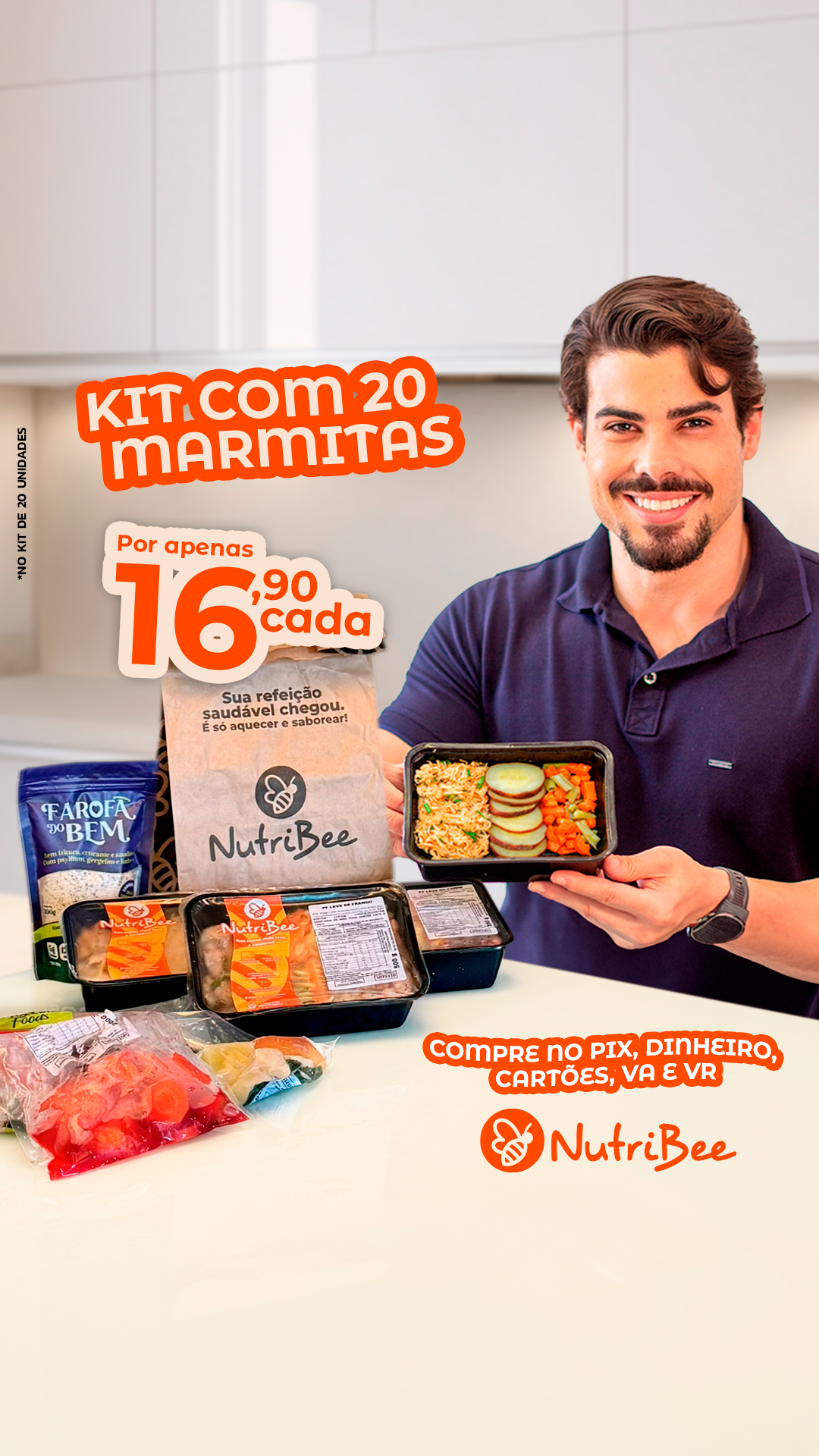 NutriBee Facebook ad: Conheça nossos combos saudáveis com 5, 10 e…