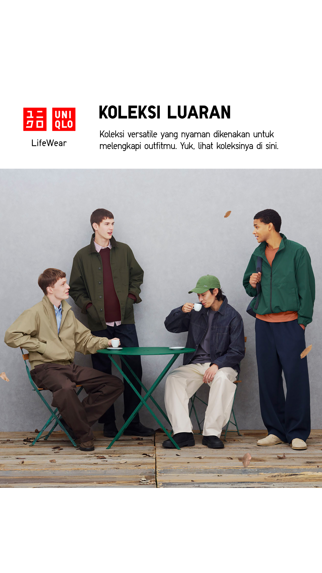 Uniqlo Indonesia Facebook ad: Koleksi Luaran