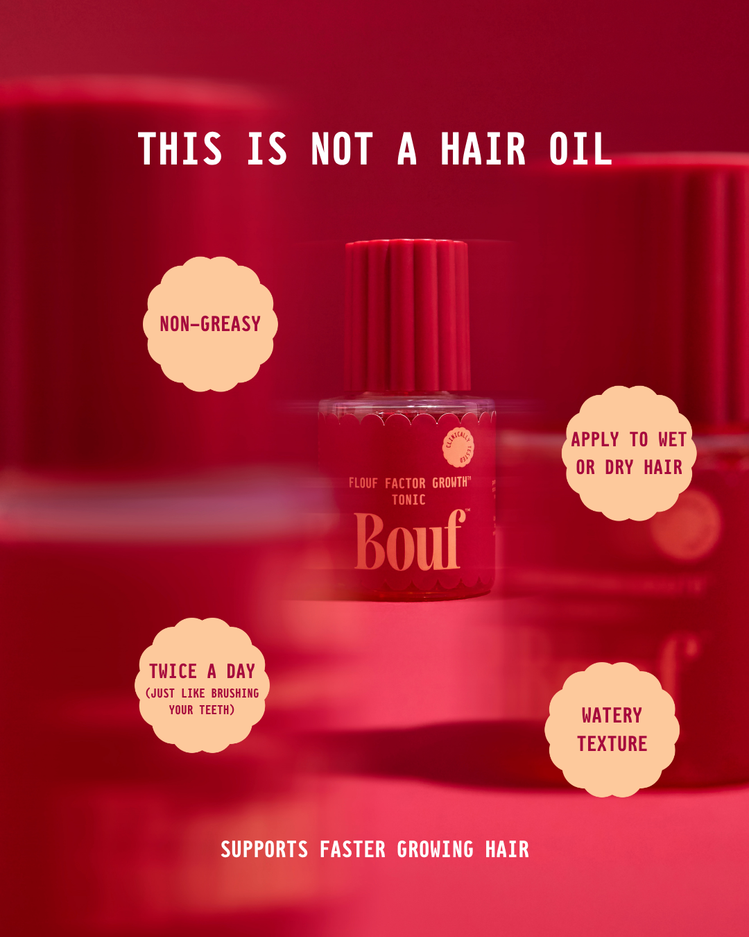 Bouf Haircare Facebook ad