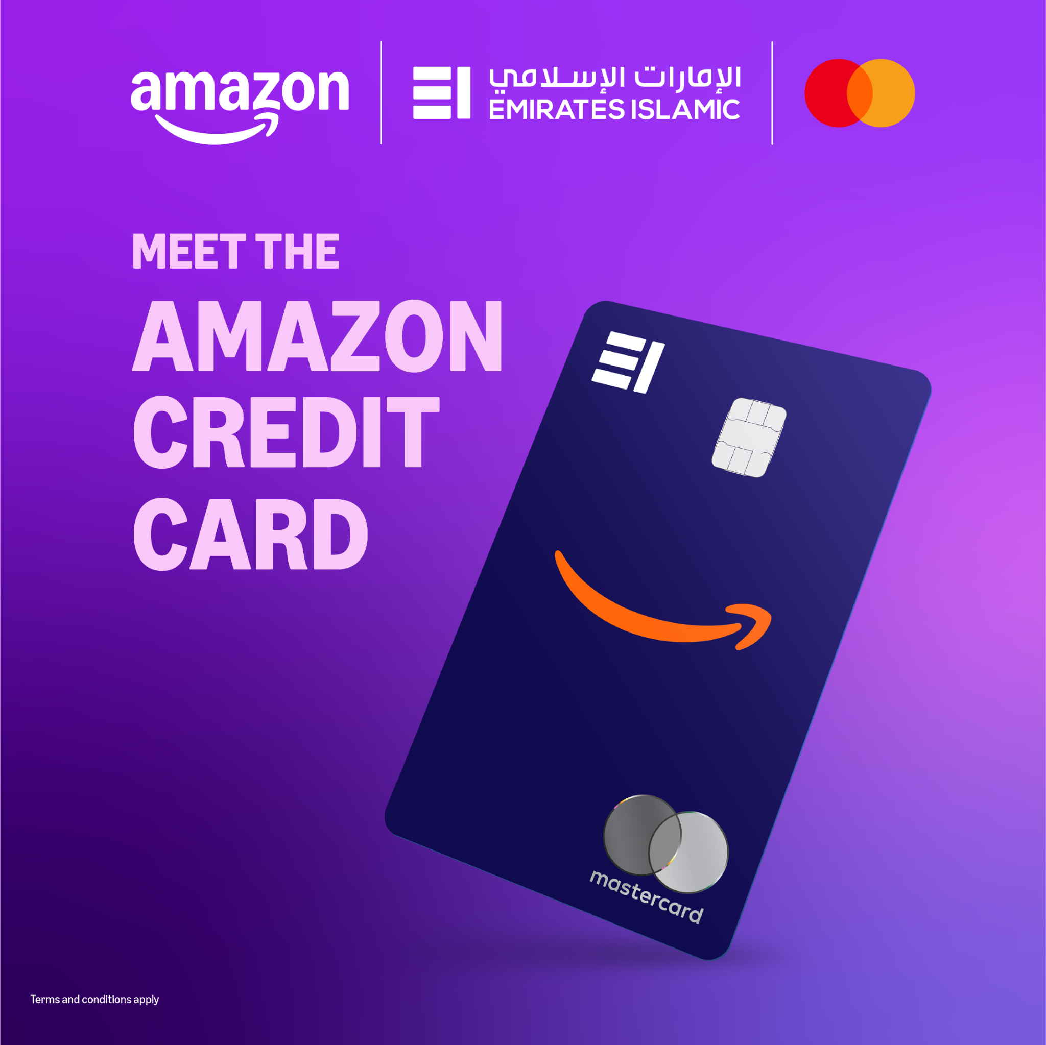 Amazon.MENA Facebook ad: Apply for the Amazon Credit Card to get…