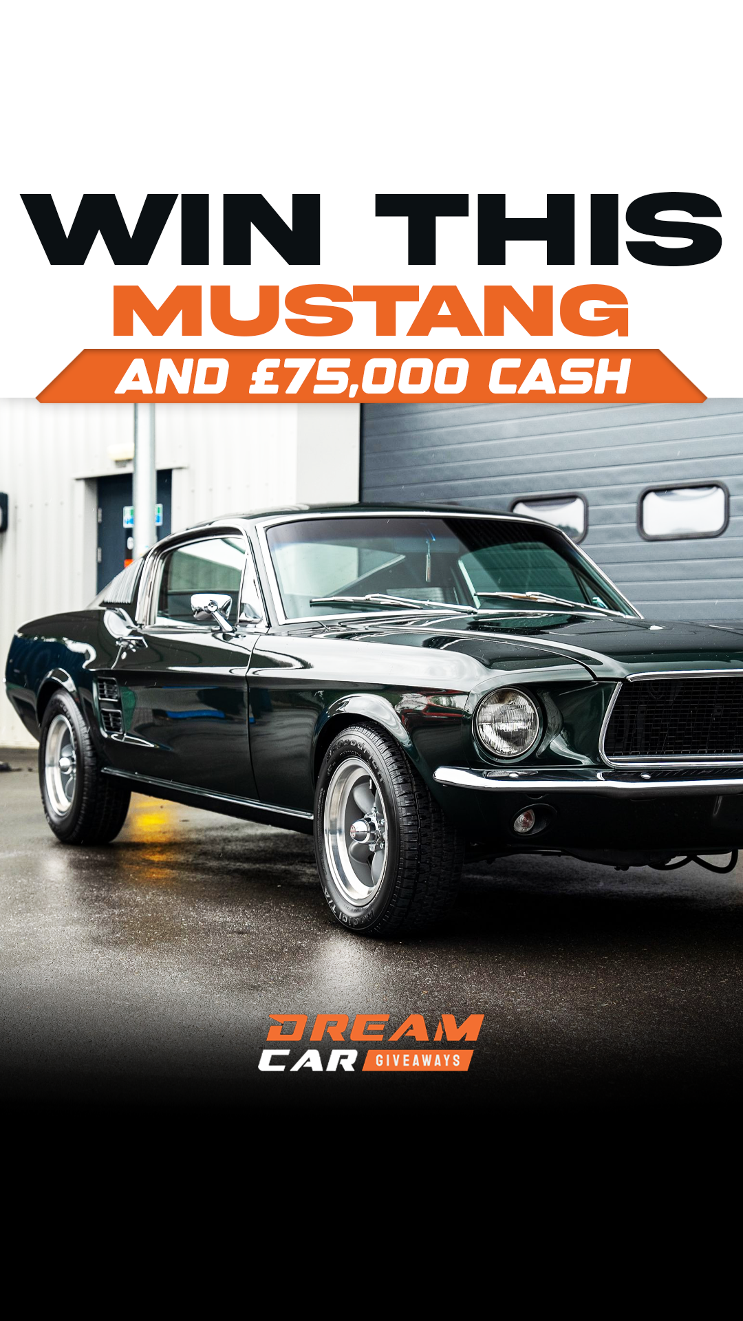 Dream Car Giveaways Facebook ad