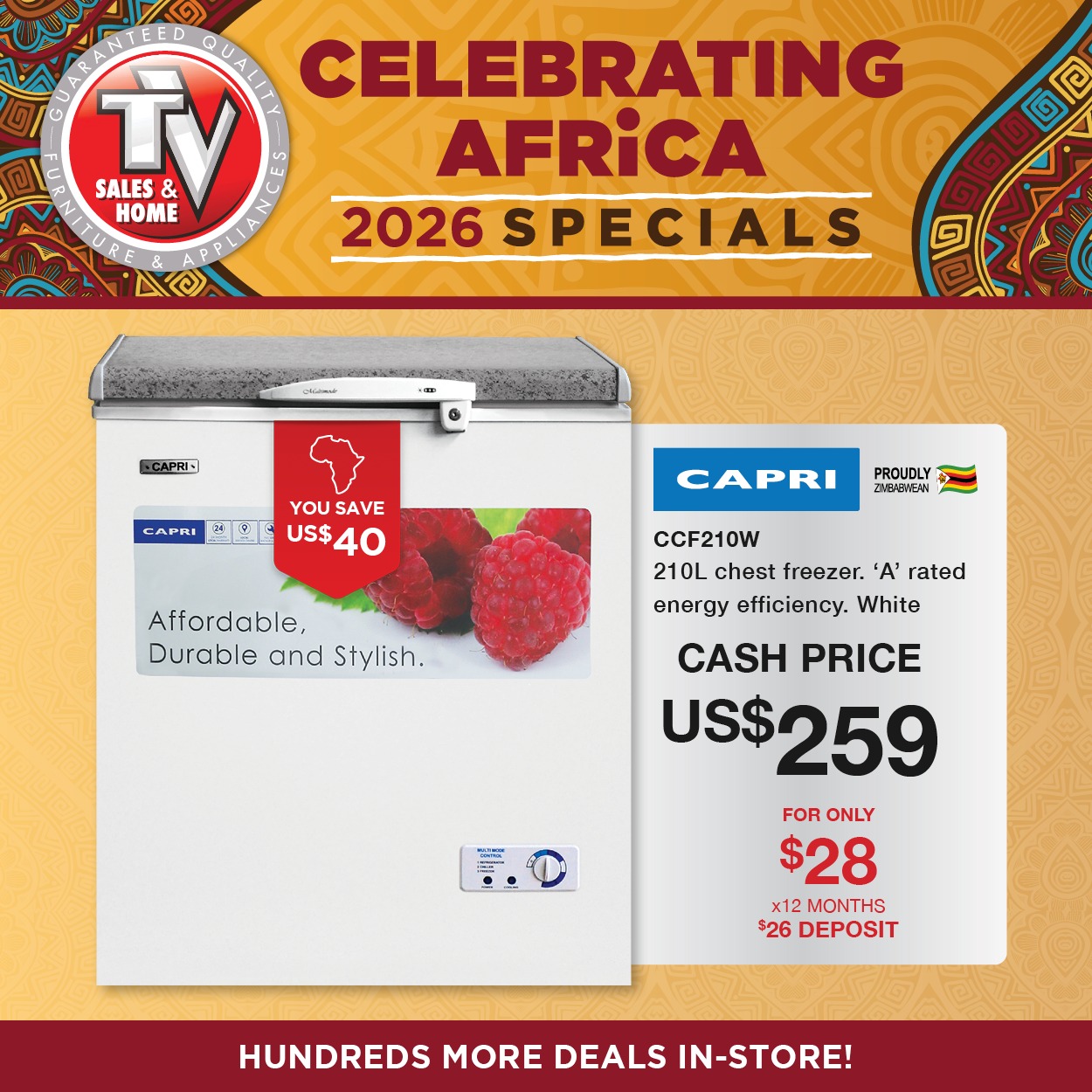 TV Sales & Home Facebook ad: Africa Month is here, and so are the…