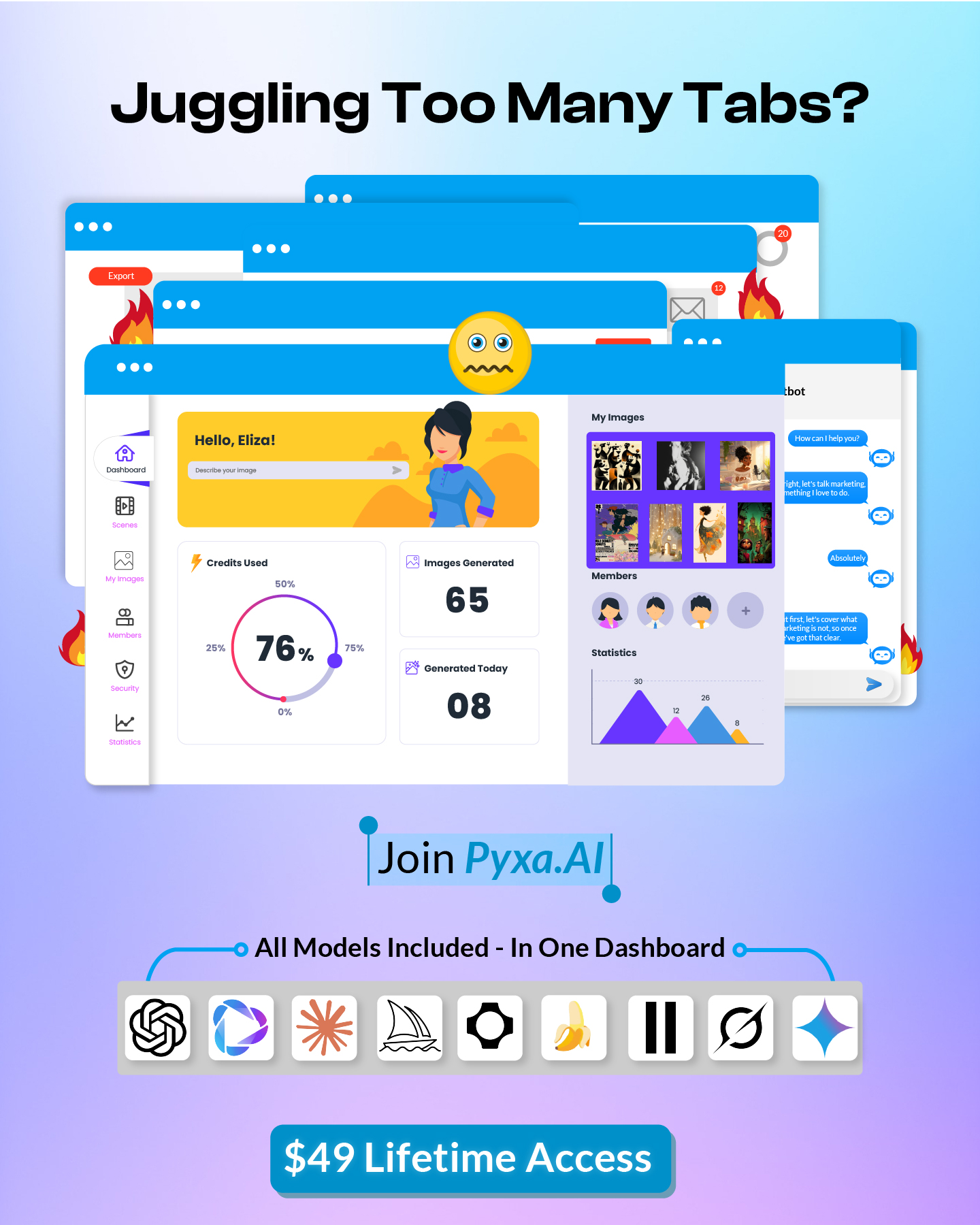 Pyxa AI Facebook ad