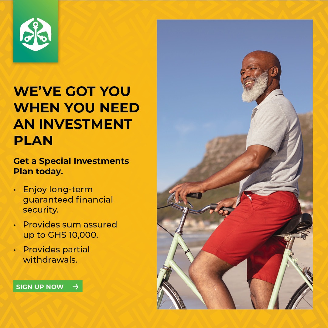 Old Mutual Ghana Facebook ad: Invest today, grow your money tomorrow