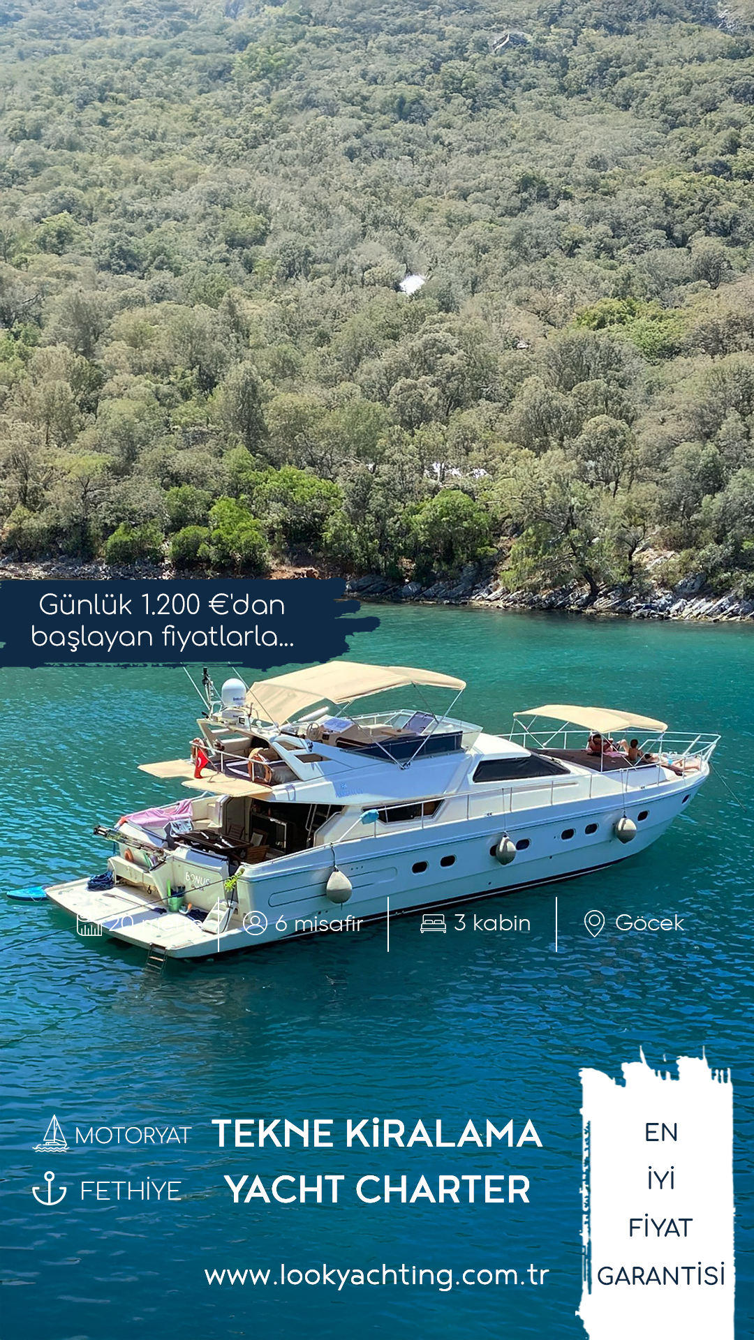 LookYachting Facebook ad