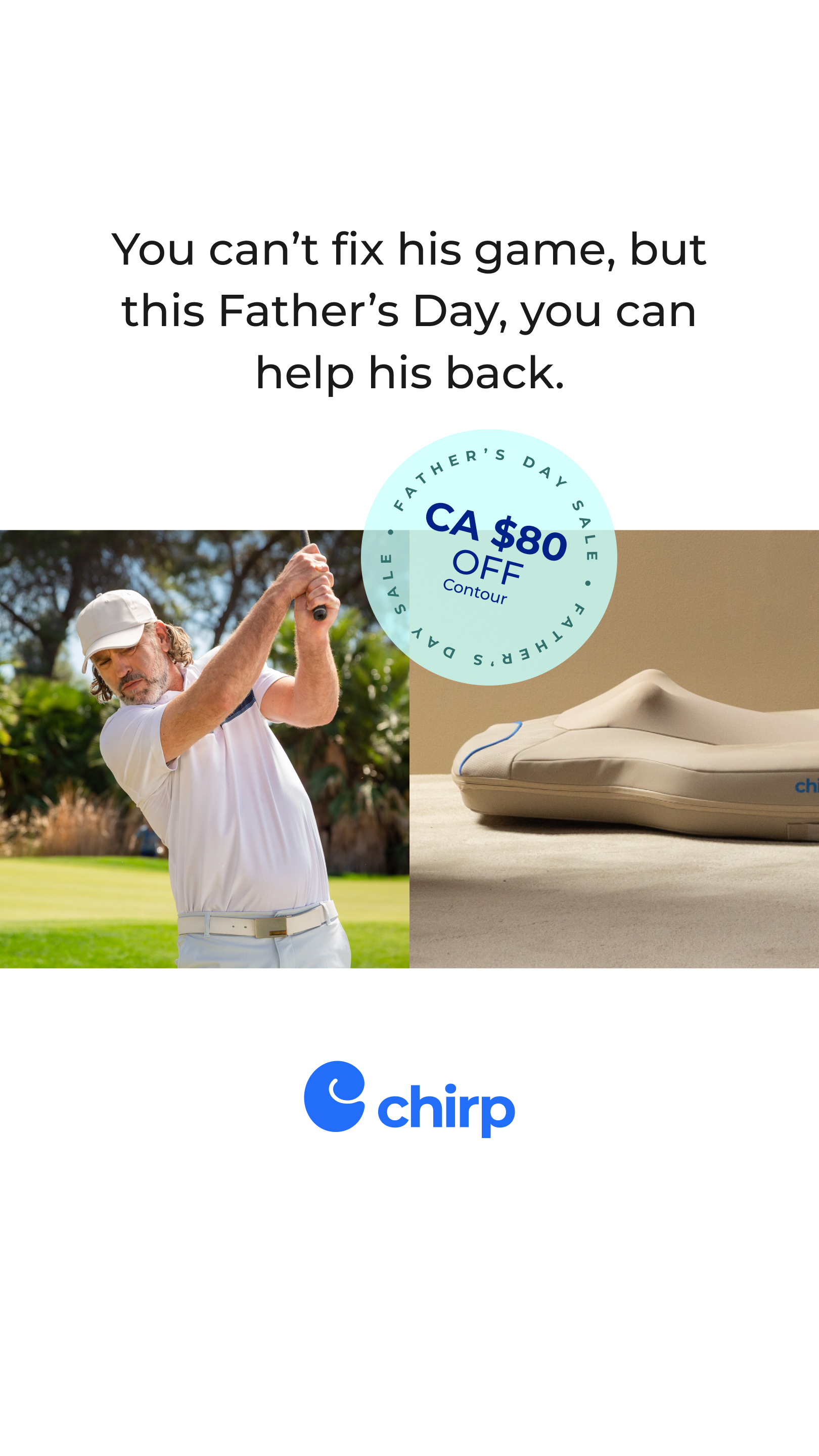Chirp Facebook ad