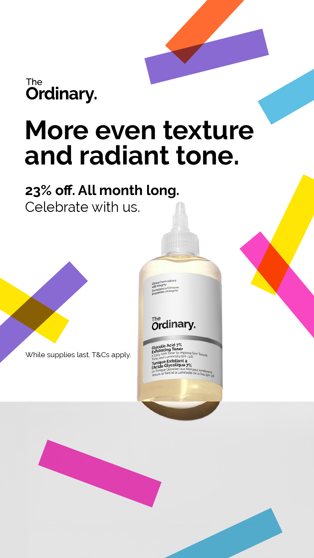 The Ordinary Facebook ad