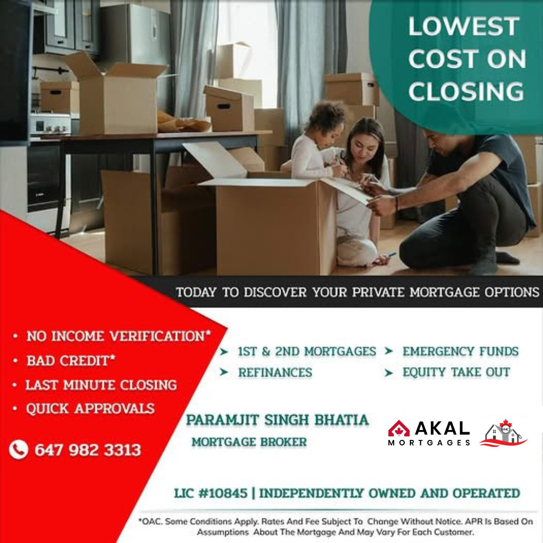 Paramjit Singh Bhatia Mortgage Alliance Akal Mortgages Inc Facebook ad