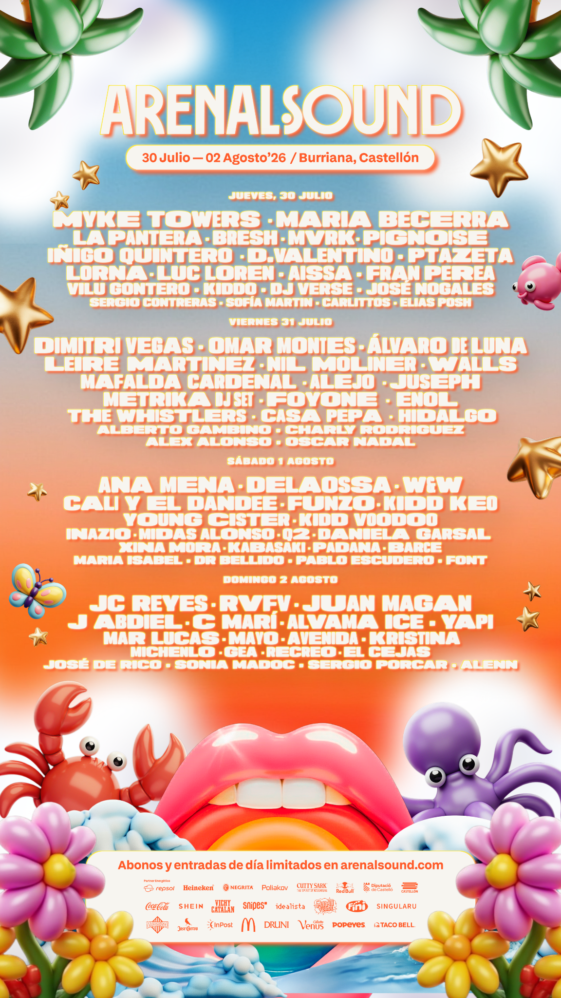 ARENAL SOUND Facebook ad from Jun 9, 2026