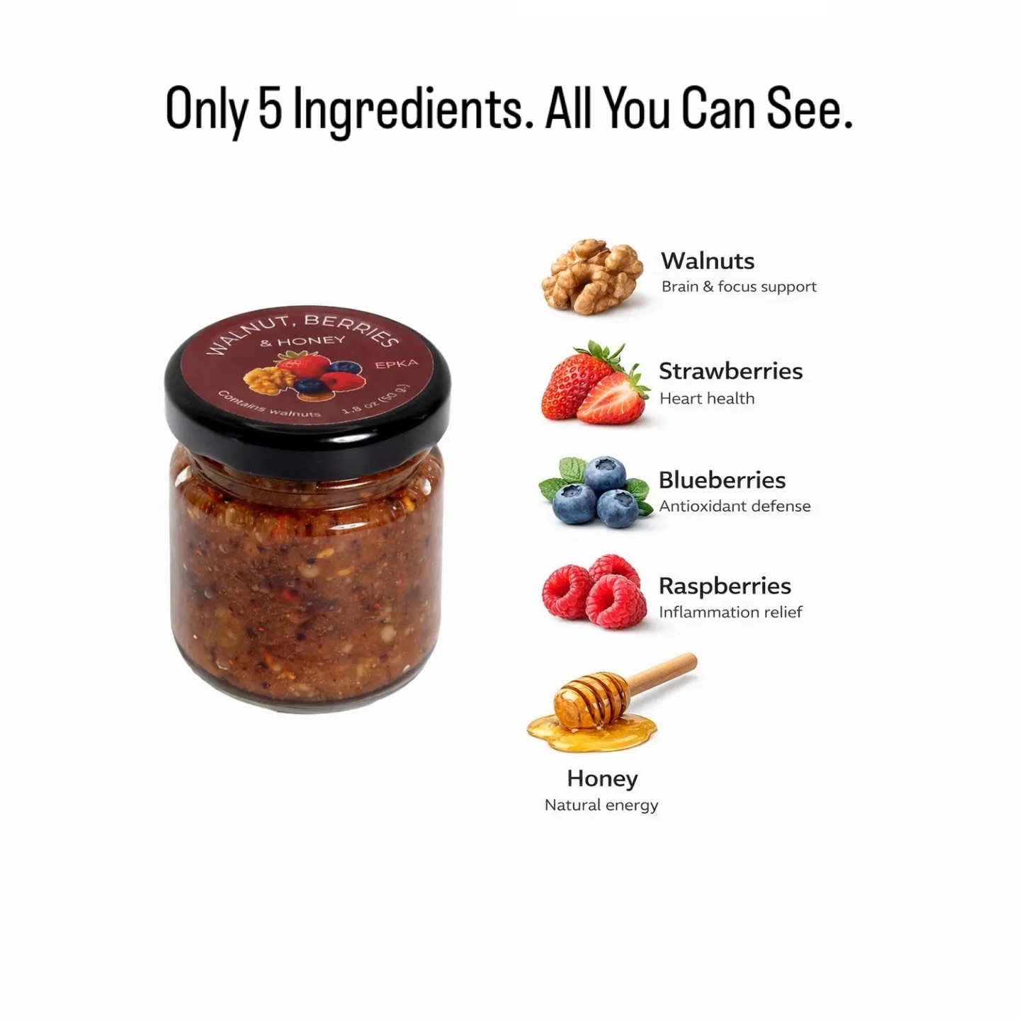 Epka Facebook ad: Daily Wellness Ritual - 6-Jar Set of Natural…