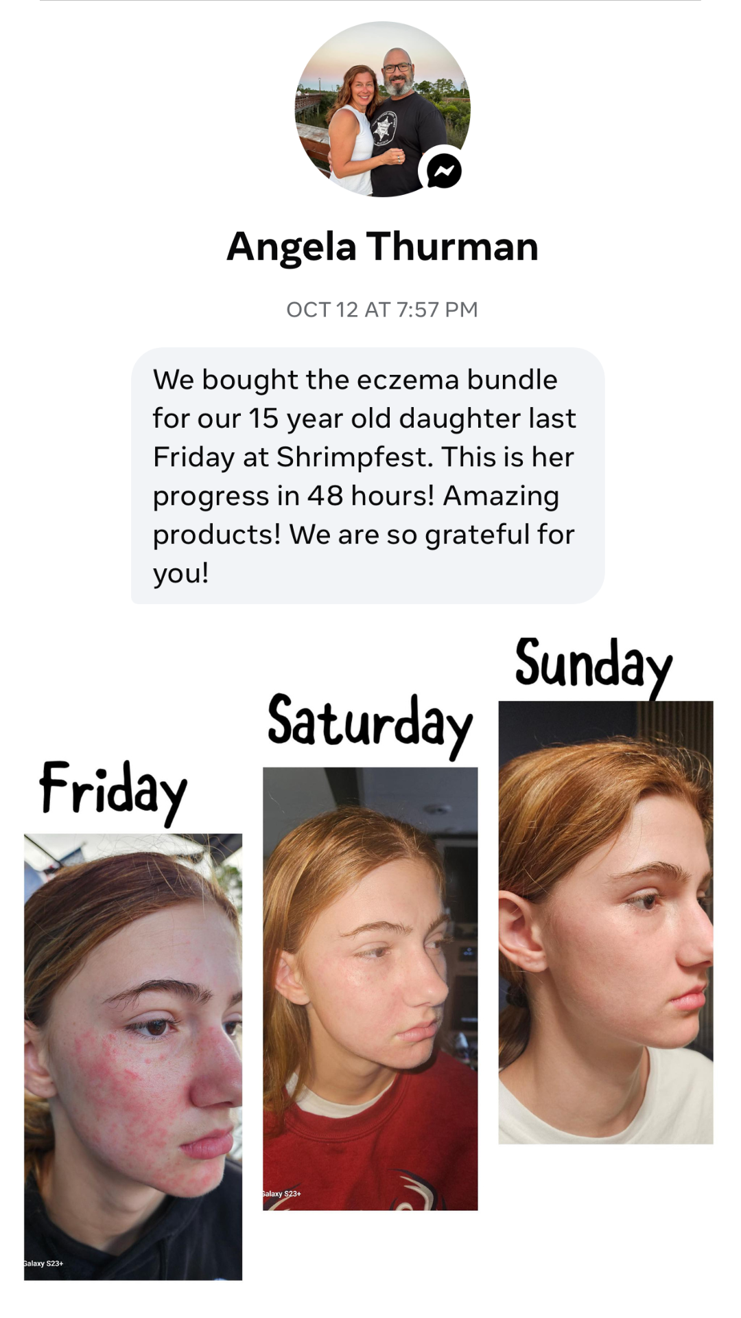 Truth Is Organics Facebook ad