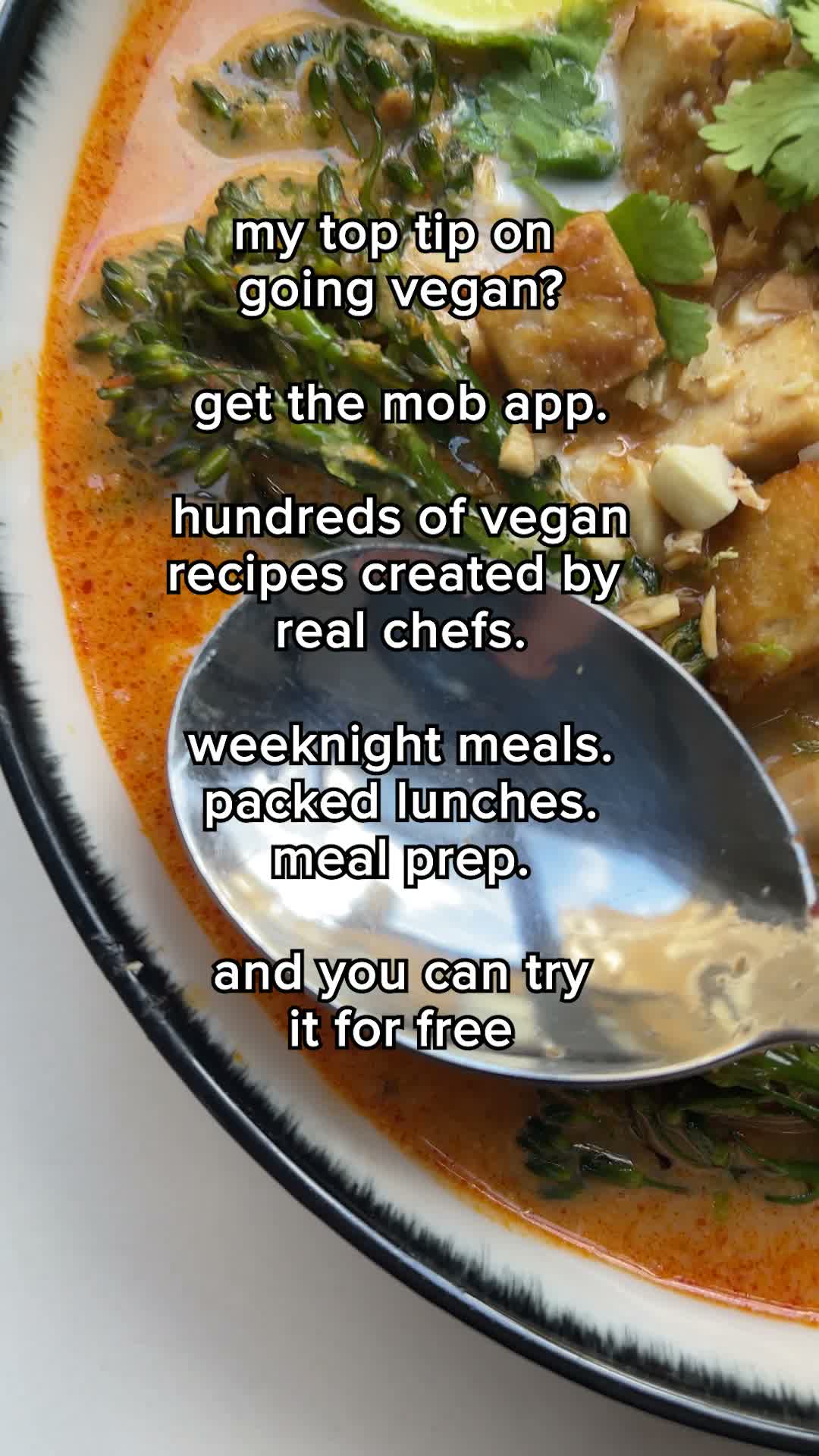 Mob Facebook ad: Try Mob for free