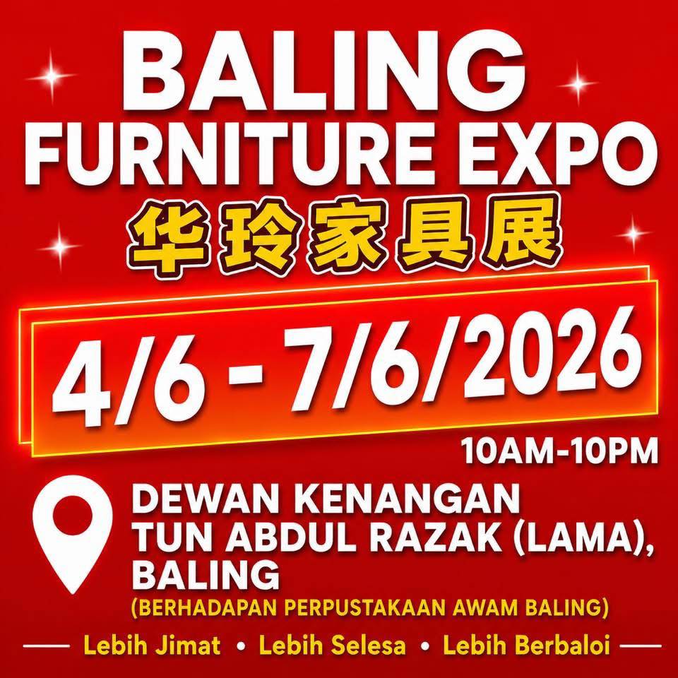 Home Expo Facebook ad: BALING FURNITURE EXPO 华玲家具展 盛大来袭!