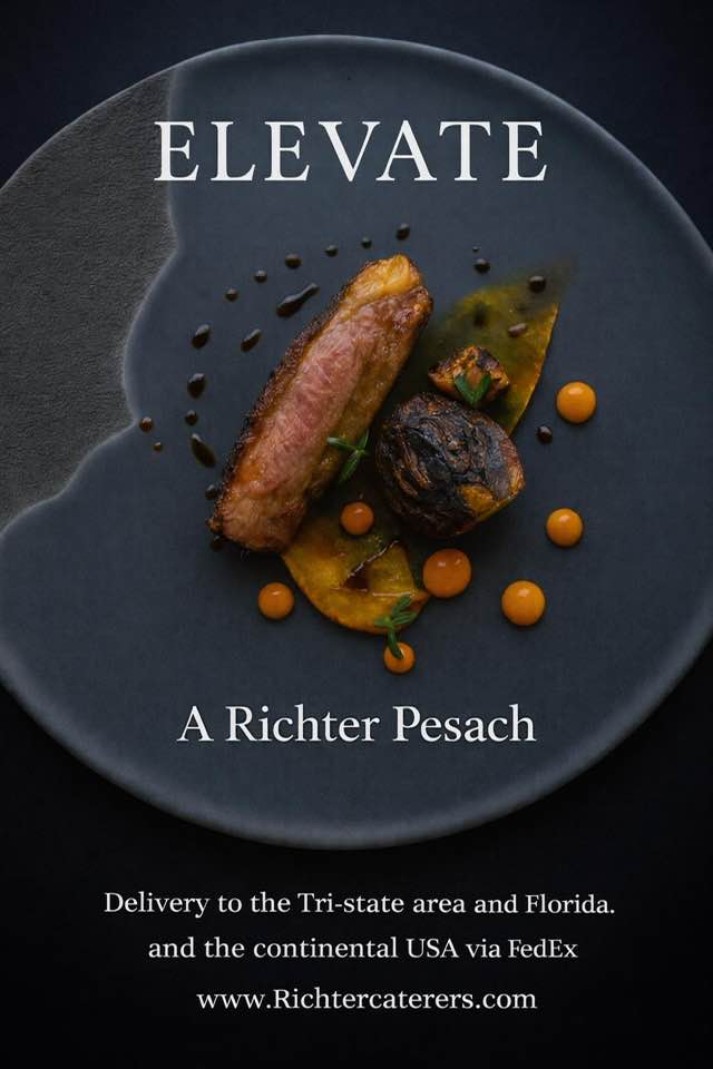 Richter Caterers Facebook ad: https://www.richtercaterers.com/pesach