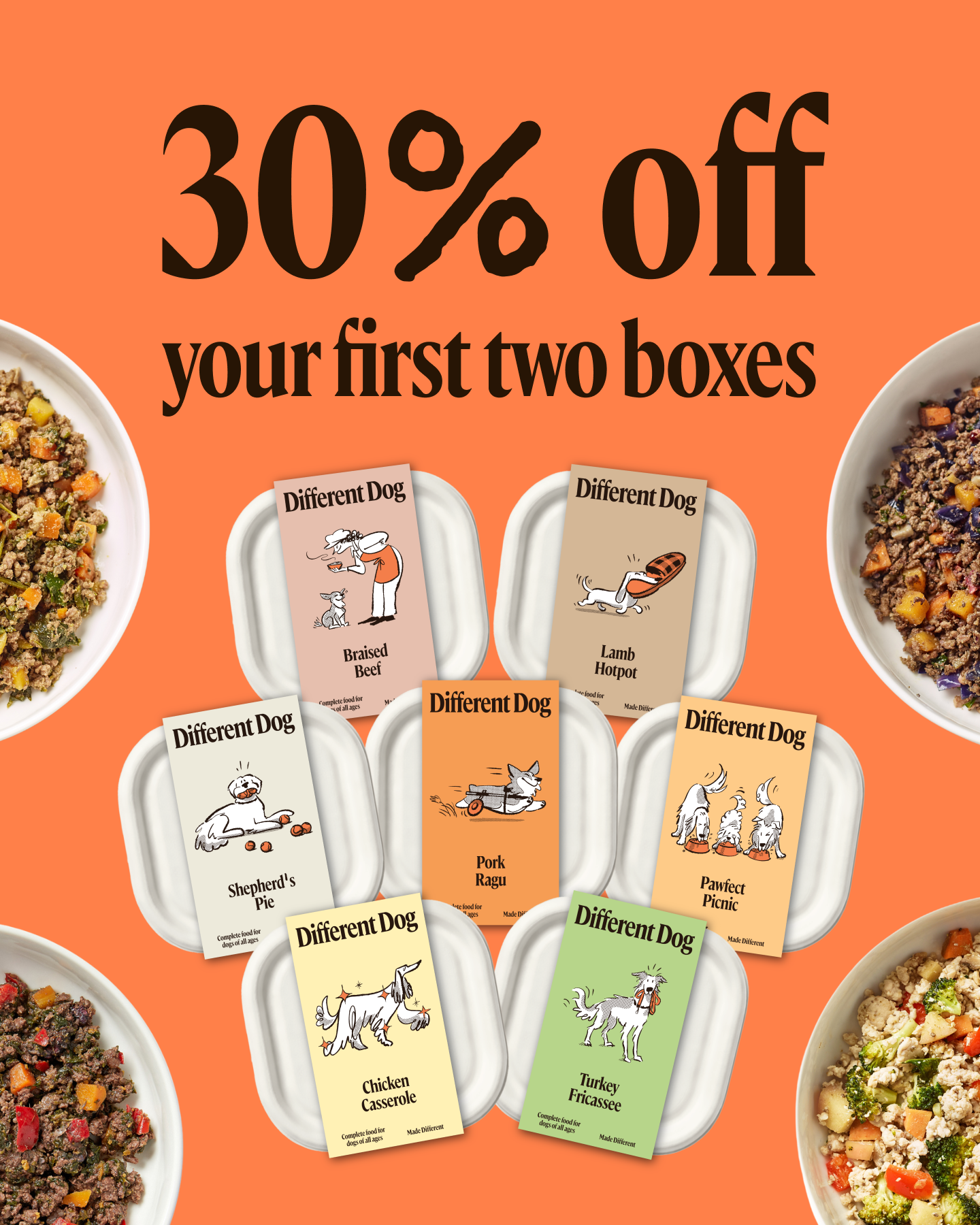 Different Dog Facebook ad