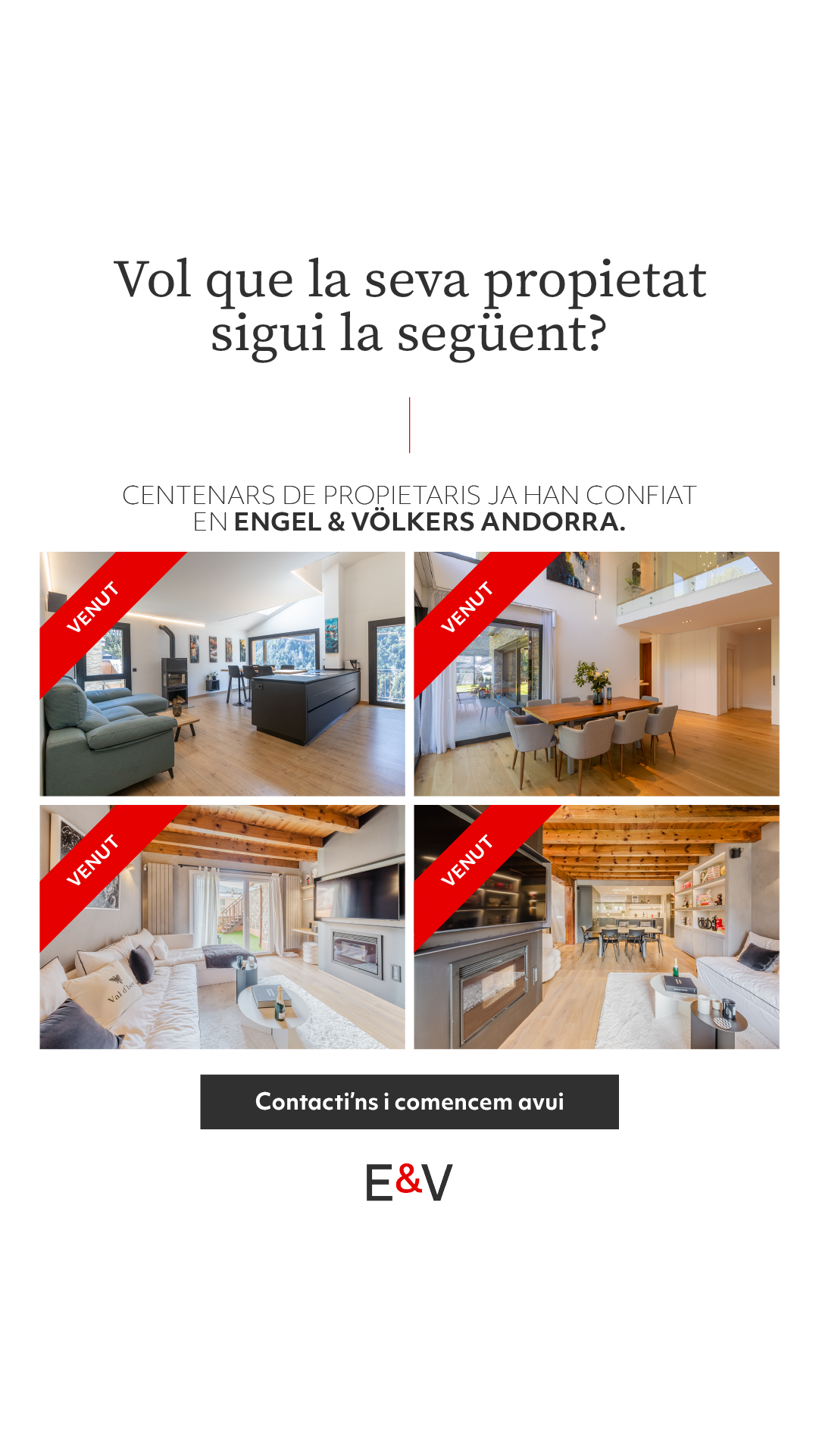 Engel & Völkers Andorra Facebook ad from Jan 19, 2026