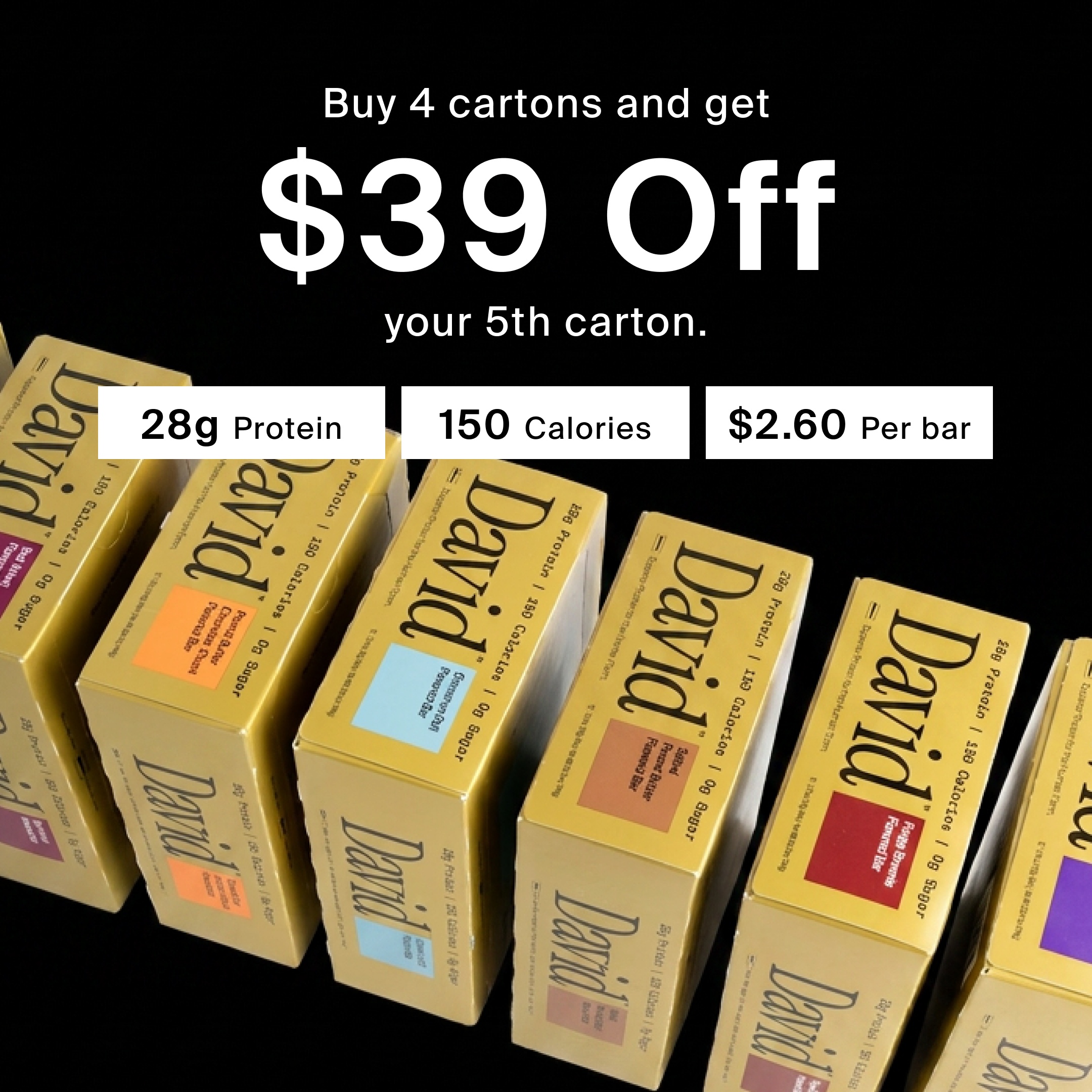 David Protein Facebook ad