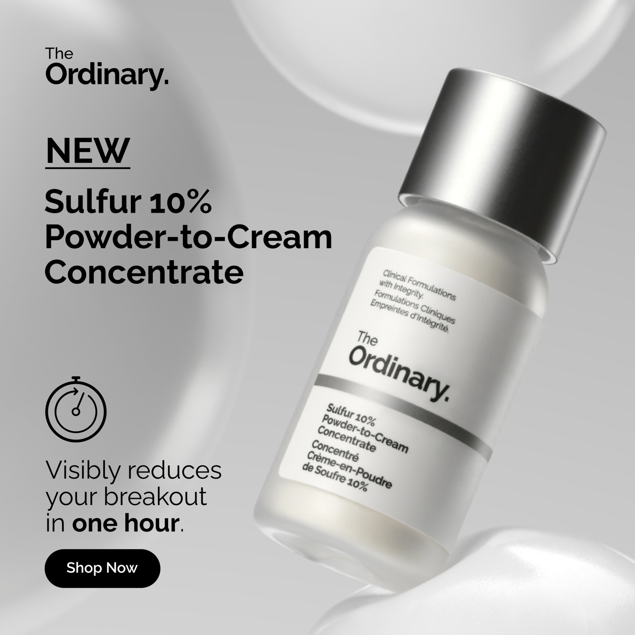 The Ordinary Facebook ad