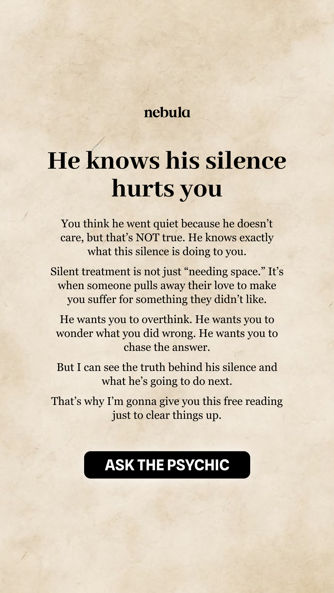 Your Relationship Advisor Facebook ad