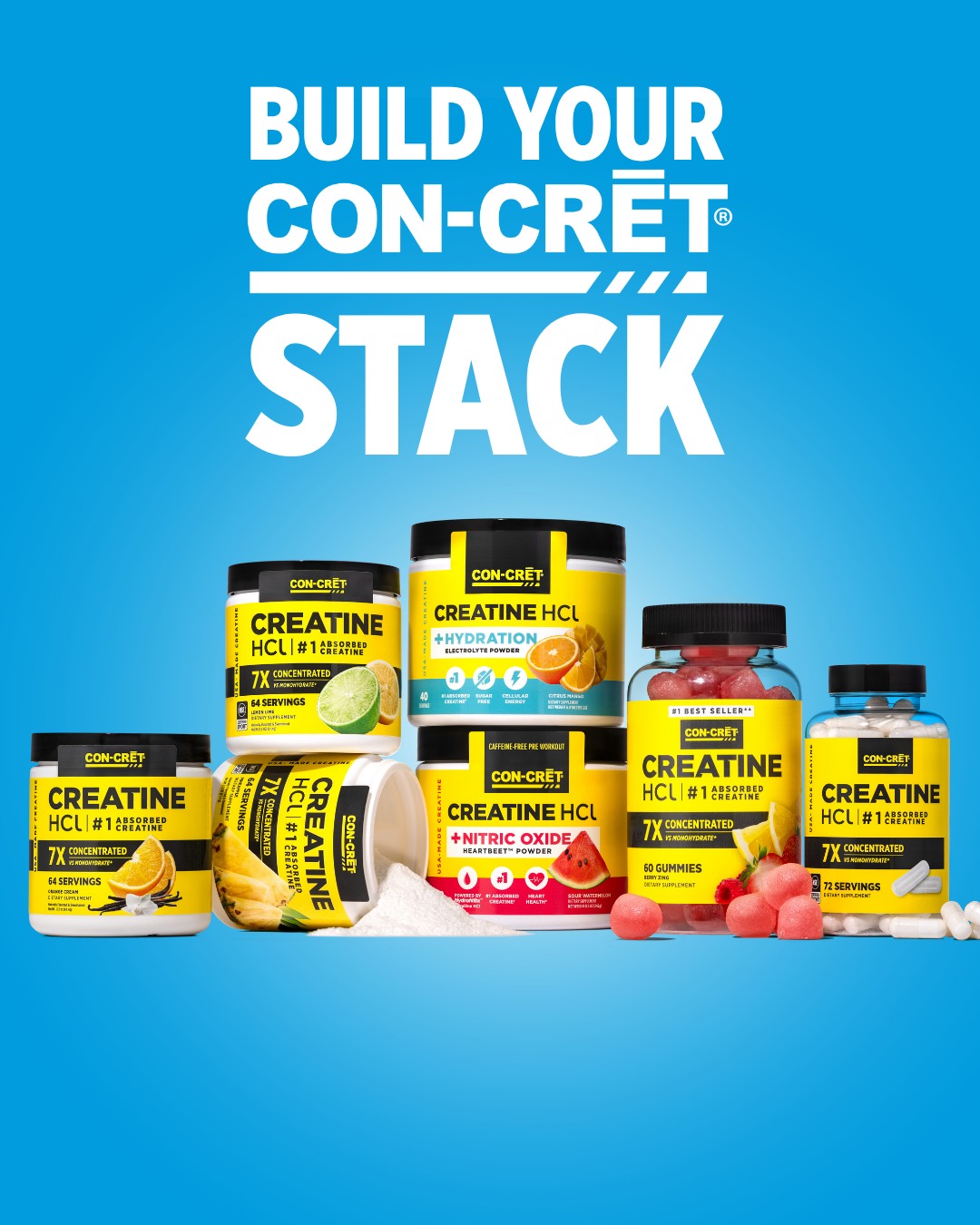 CON-CRĒT Creatine Facebook ad: One routine doesn't fit everyone-and that's the beauty…