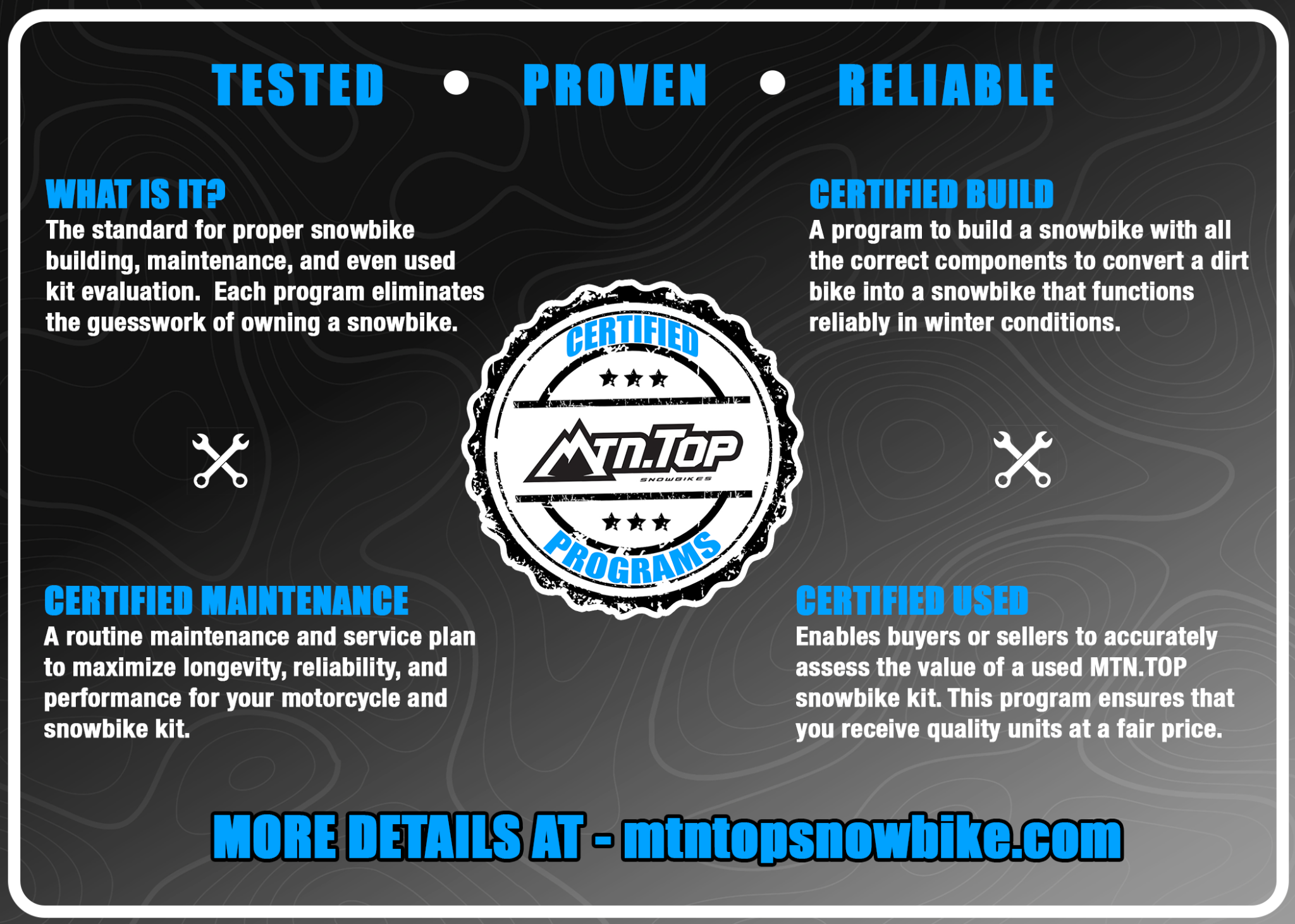 MtnTop Snowbike Facebook ad from Oct 30, 2025