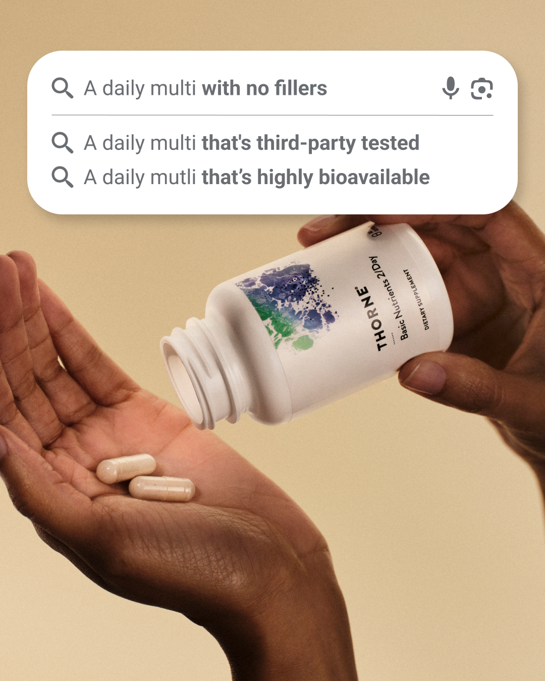 Thorne Facebook ad