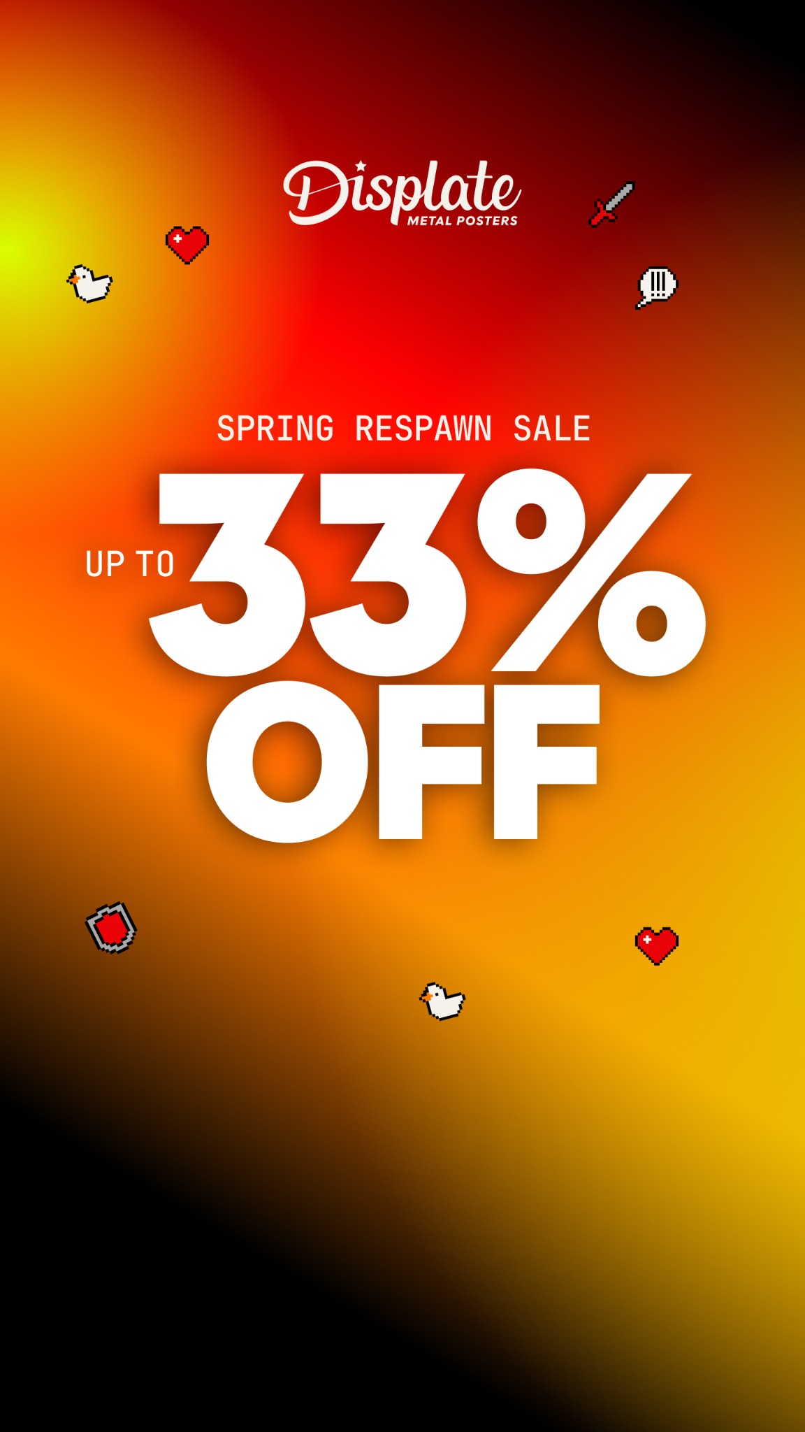 Displate Facebook ad