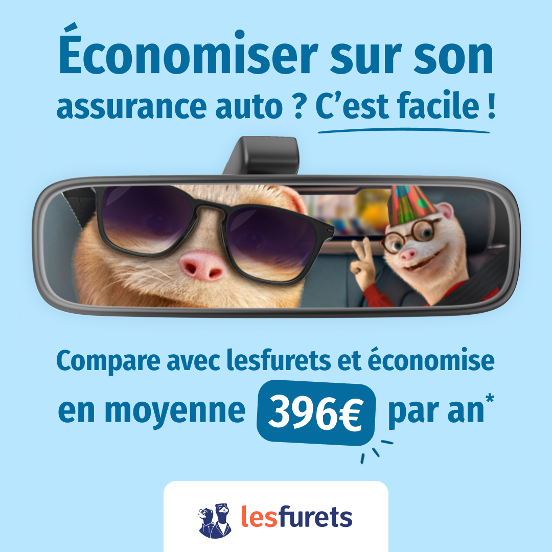 LesFurets.com Facebook ad: Comparez les assurances auto