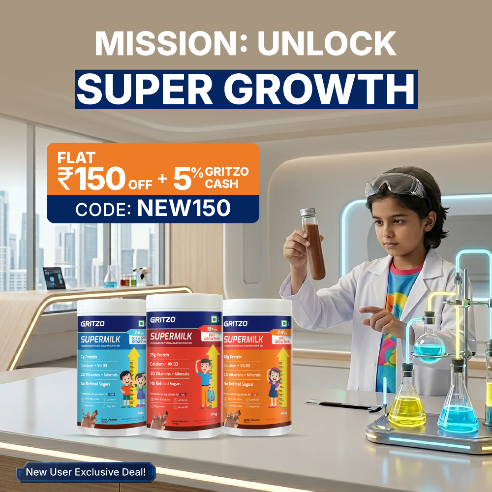 Gritzo - Personalized Nutrition For Your Child Facebook ad from Jun 18, 2026