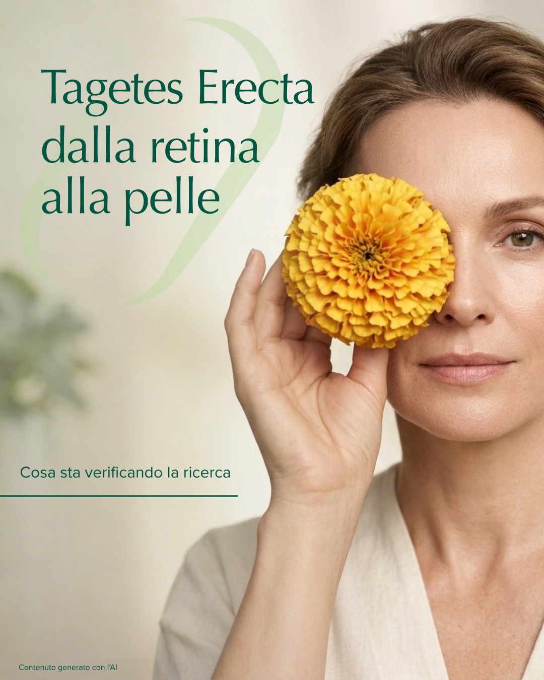 Salugea Facebook ad: Un fiore, due ambiti di ricerca: vista e…