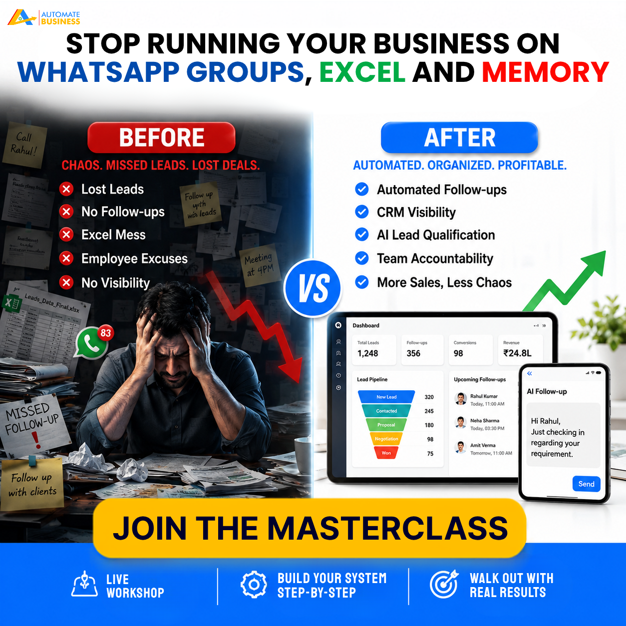 Automate Chats Facebook ad